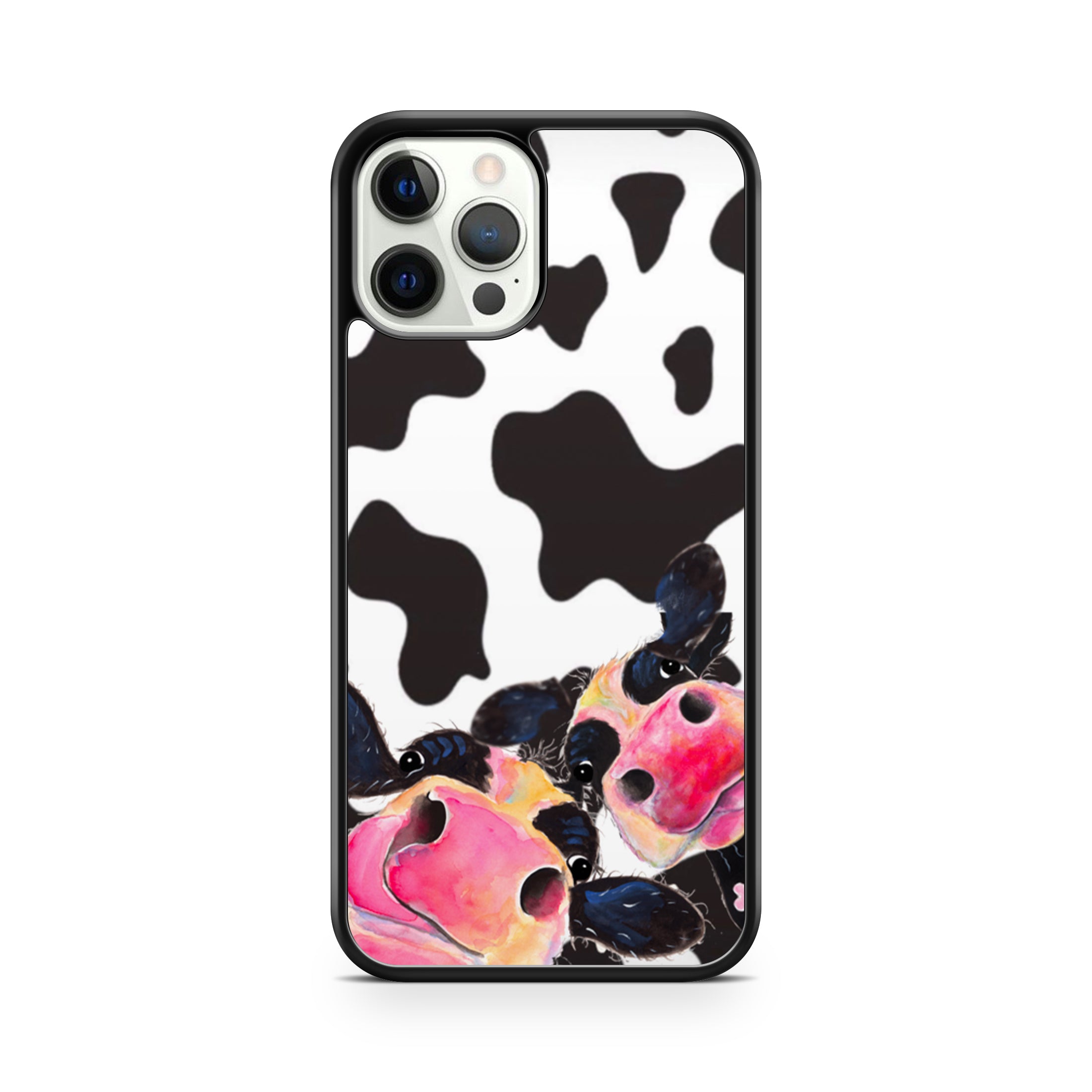 Cowprint design with Happy funny cows Phone Case for iphone