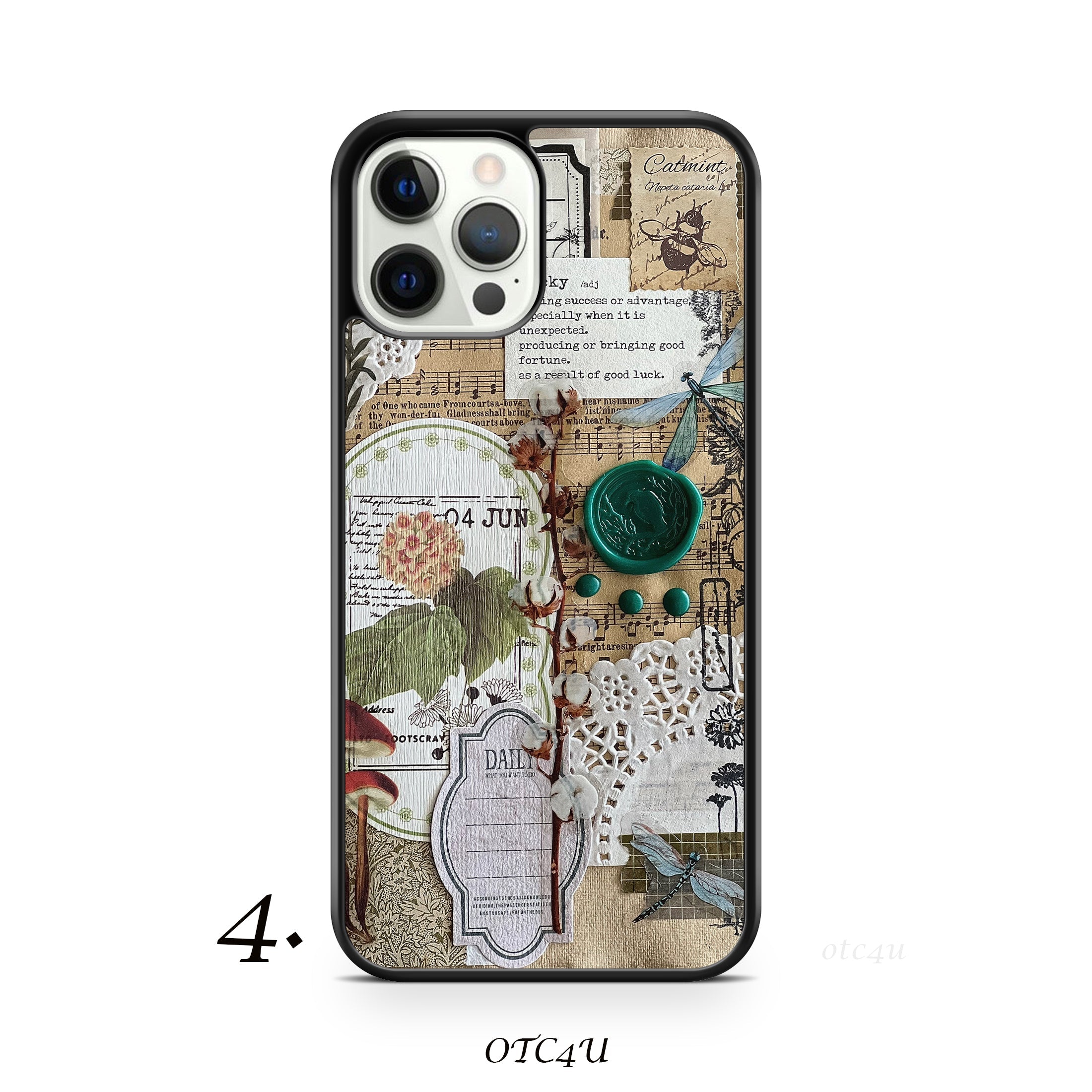 Aesthetic Vintage Abstract Art Collage Phone Case - OnTheCase4U