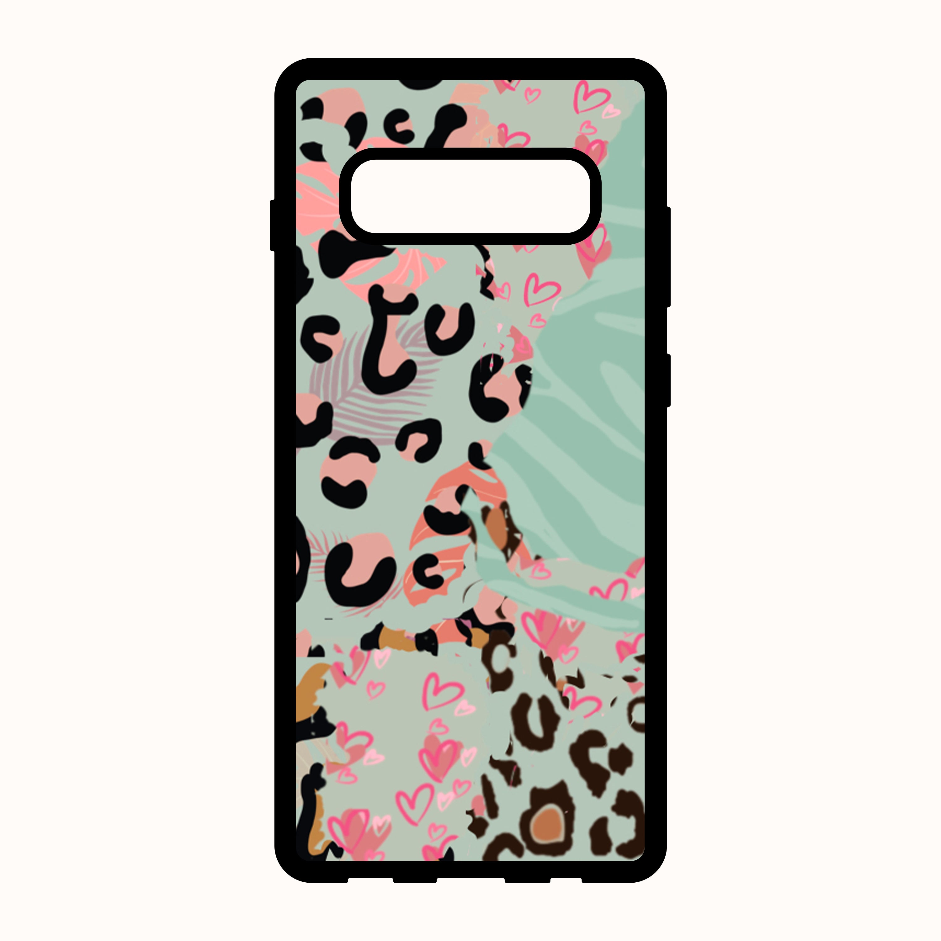 Samsung Phone Case With Original Abstract Animal Print Design