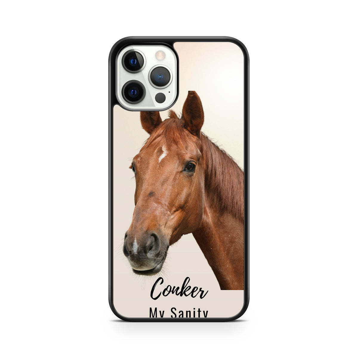 Personalised Horse Photo Phone Case – Custom Equestrian Case with Your Horse’s Photo & Name