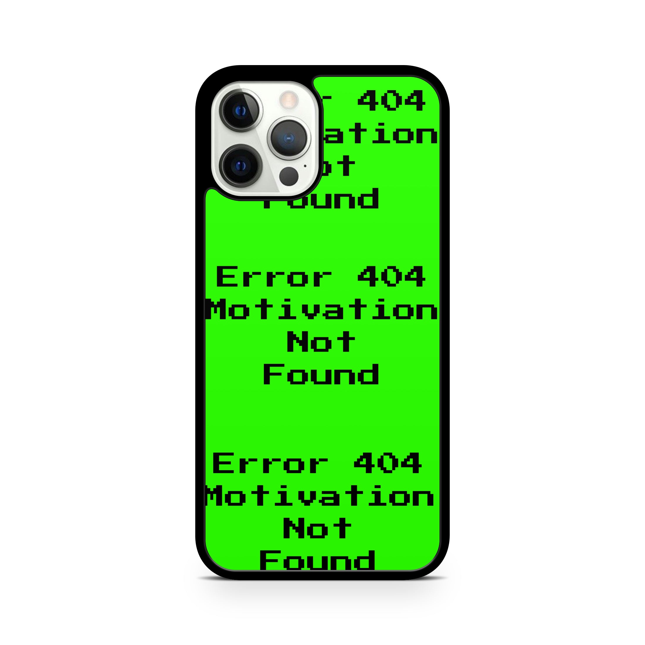 rror 404 Phone Case – Glitch Tech Aesthetic iPhone 12 Cover | Cybercore Design for Teens