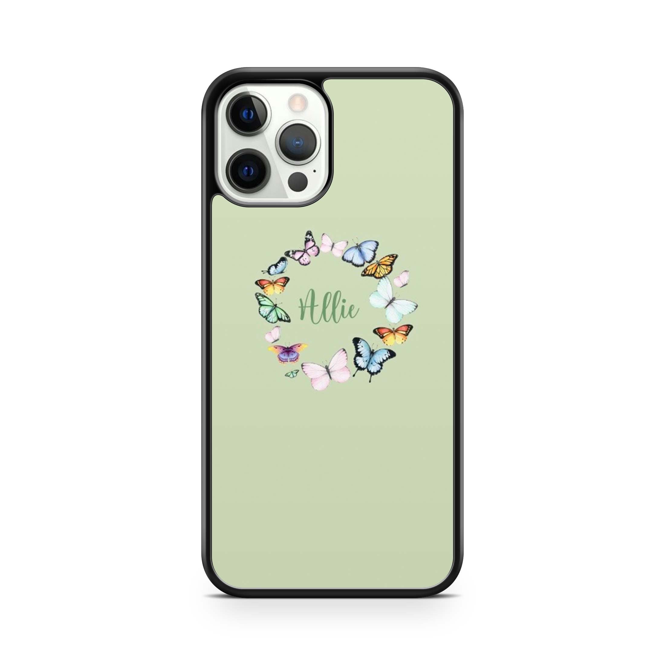 Butterflies Personalised Name Print Phone Case