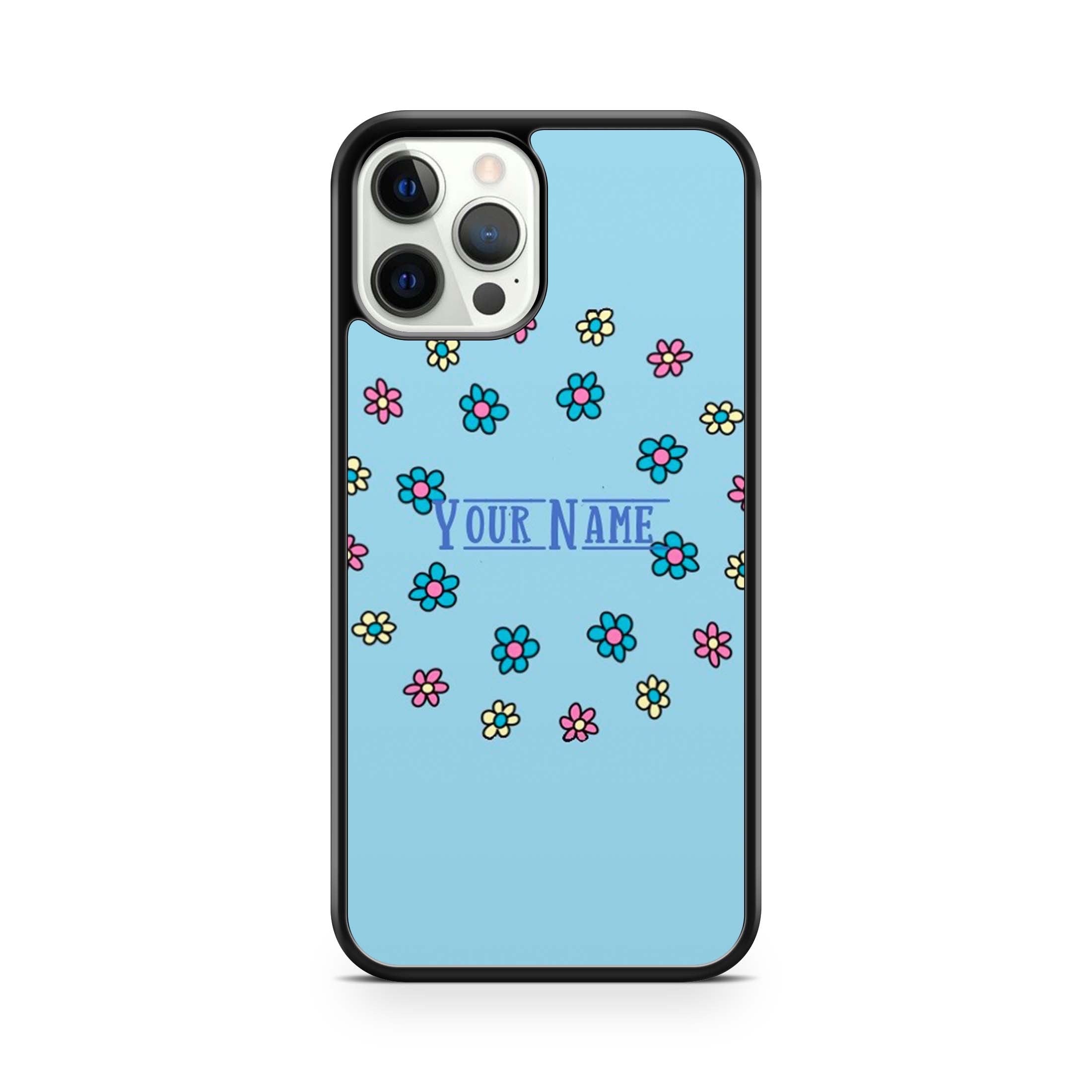 Daisy Print With Your Name Phone Case