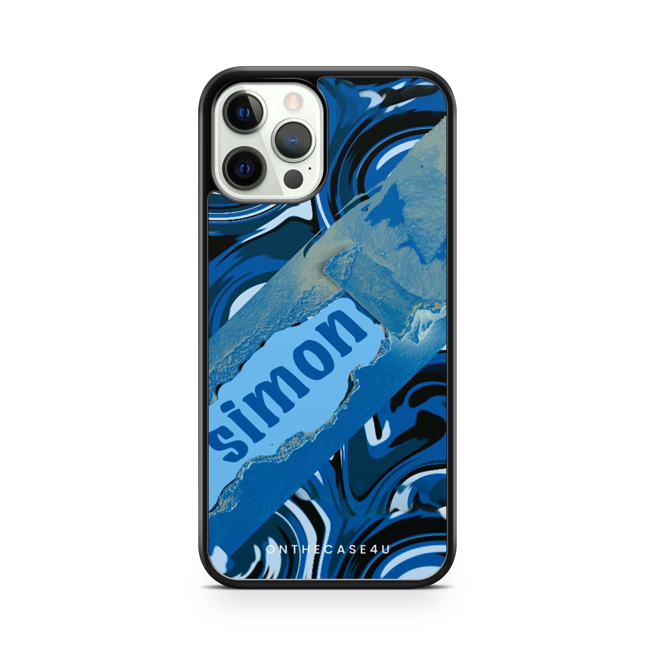 Camo Ripped Name Phone Case