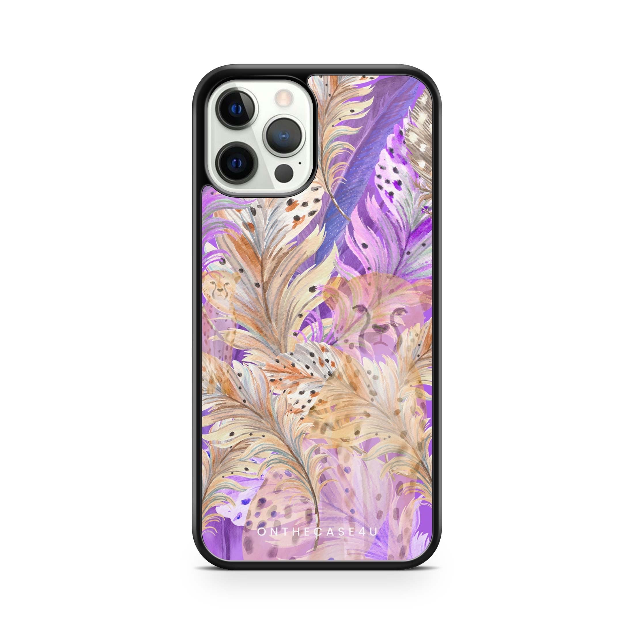 Baby Cheetah Flower Print Phone Case