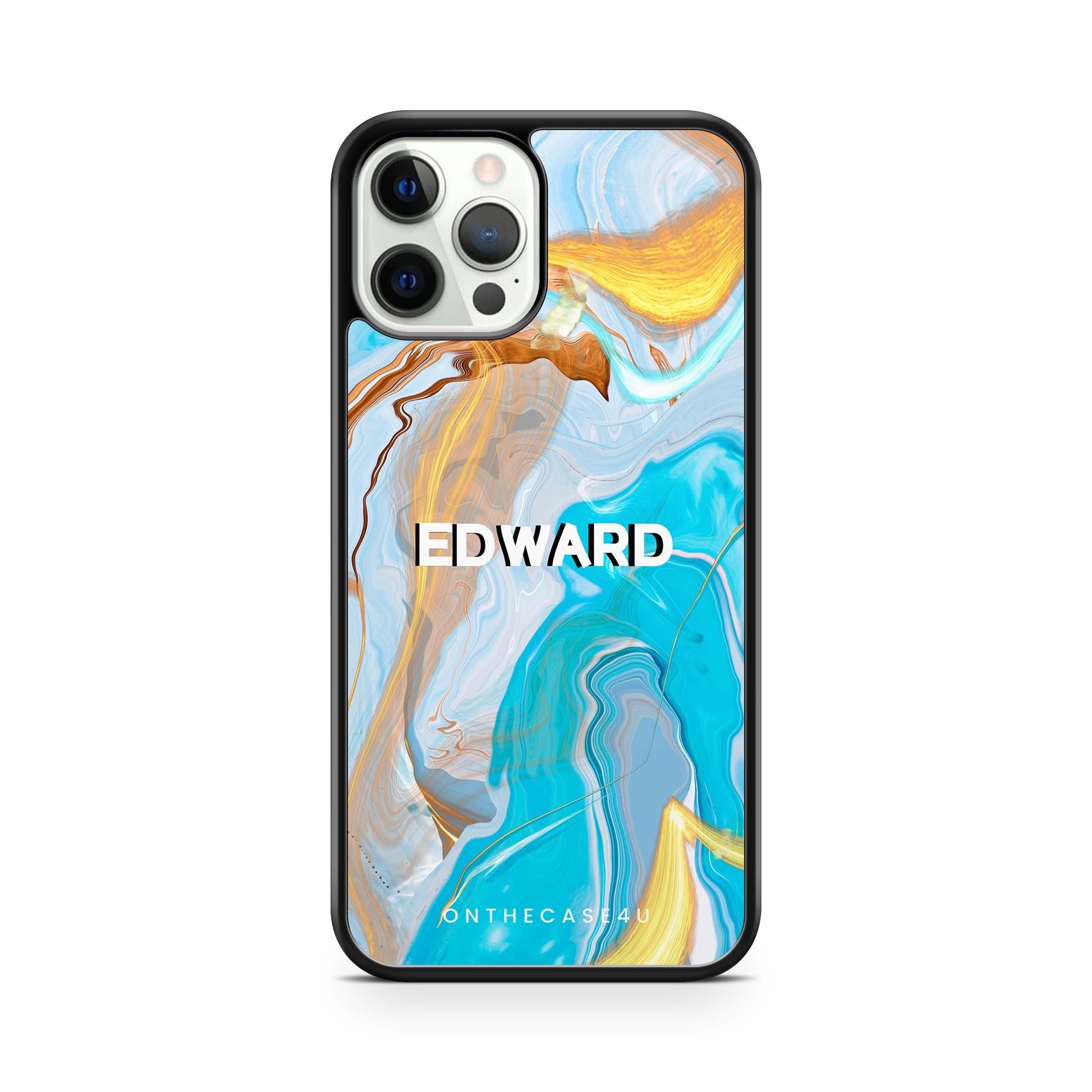 Custom Bath Bomb Patterned Name Phone Case