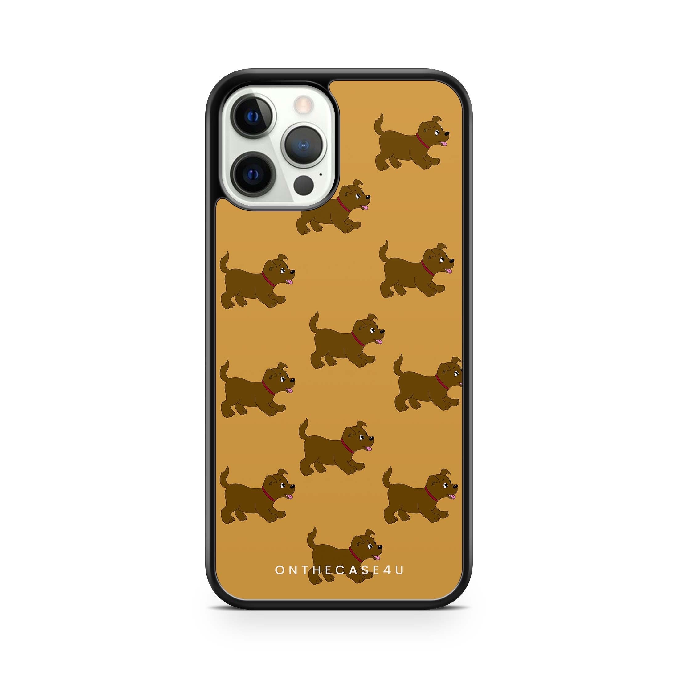 Cute Dog Print Patterned Phone Case