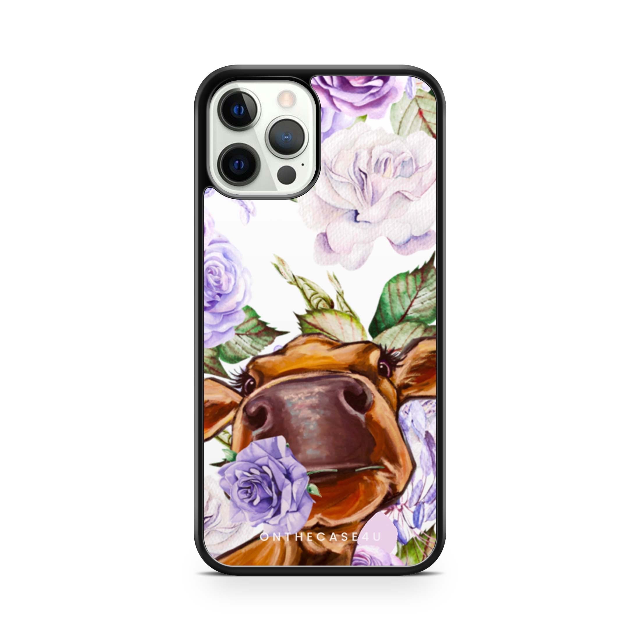 Purple Cow Print Summer Case