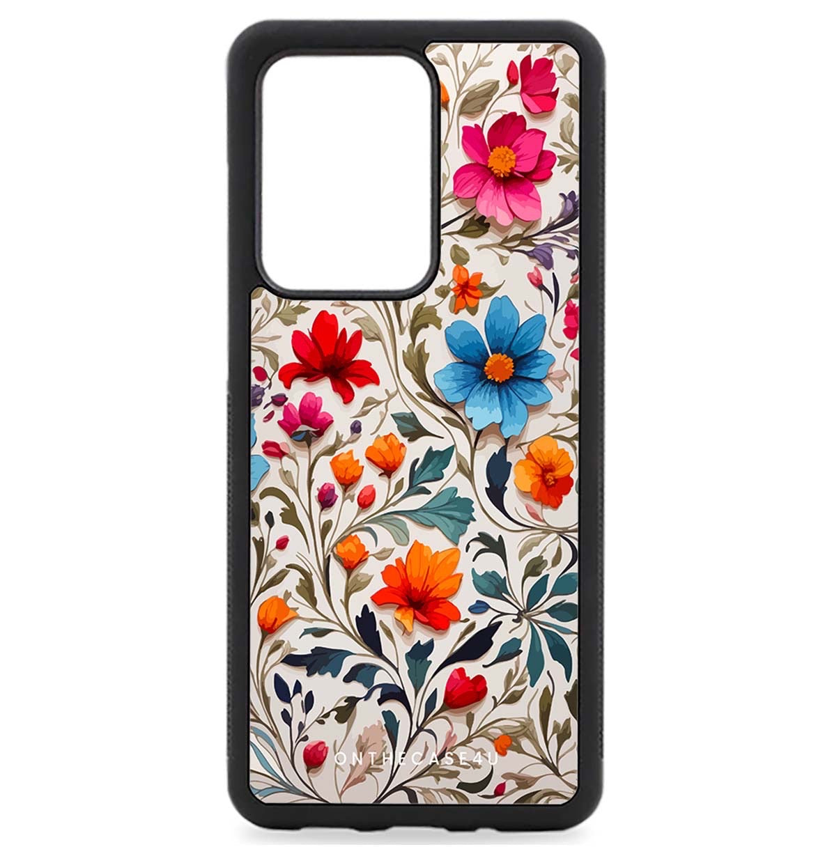 Pretty Floral Oil Print Phone Case For Samsung