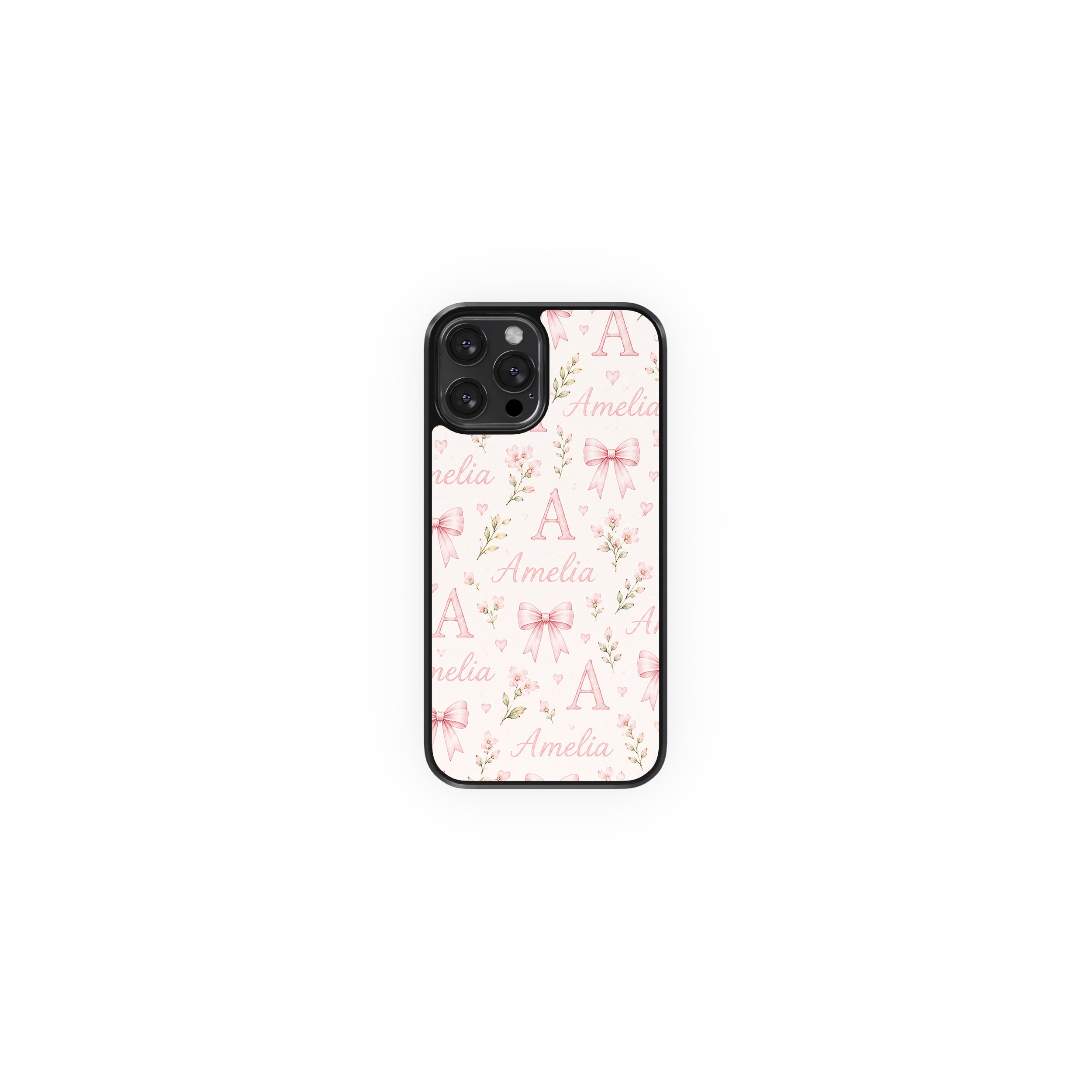 Name with flowers and bows