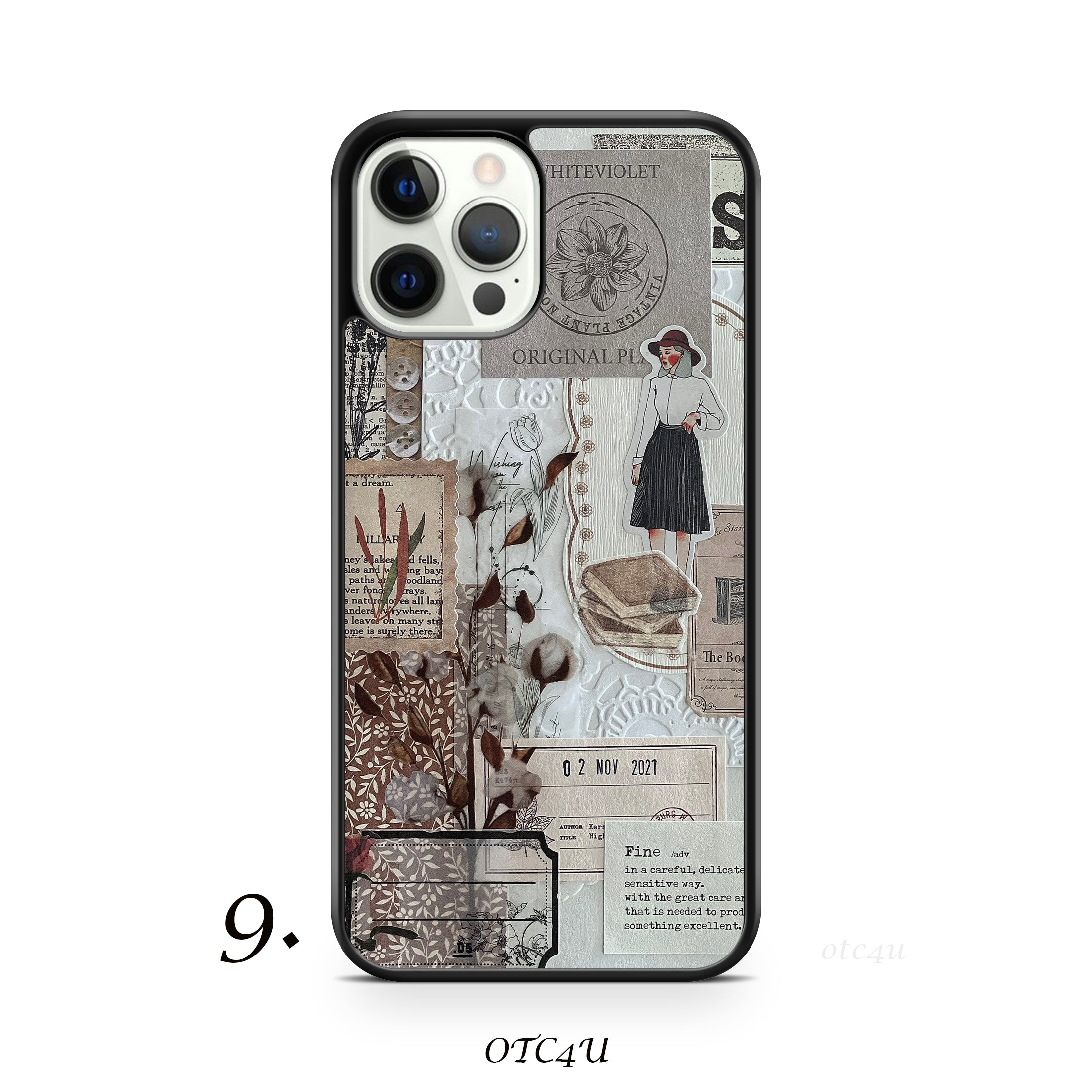 Vintage Abstract Art Scrapbook Collage Phone Case - OnTheCase4U