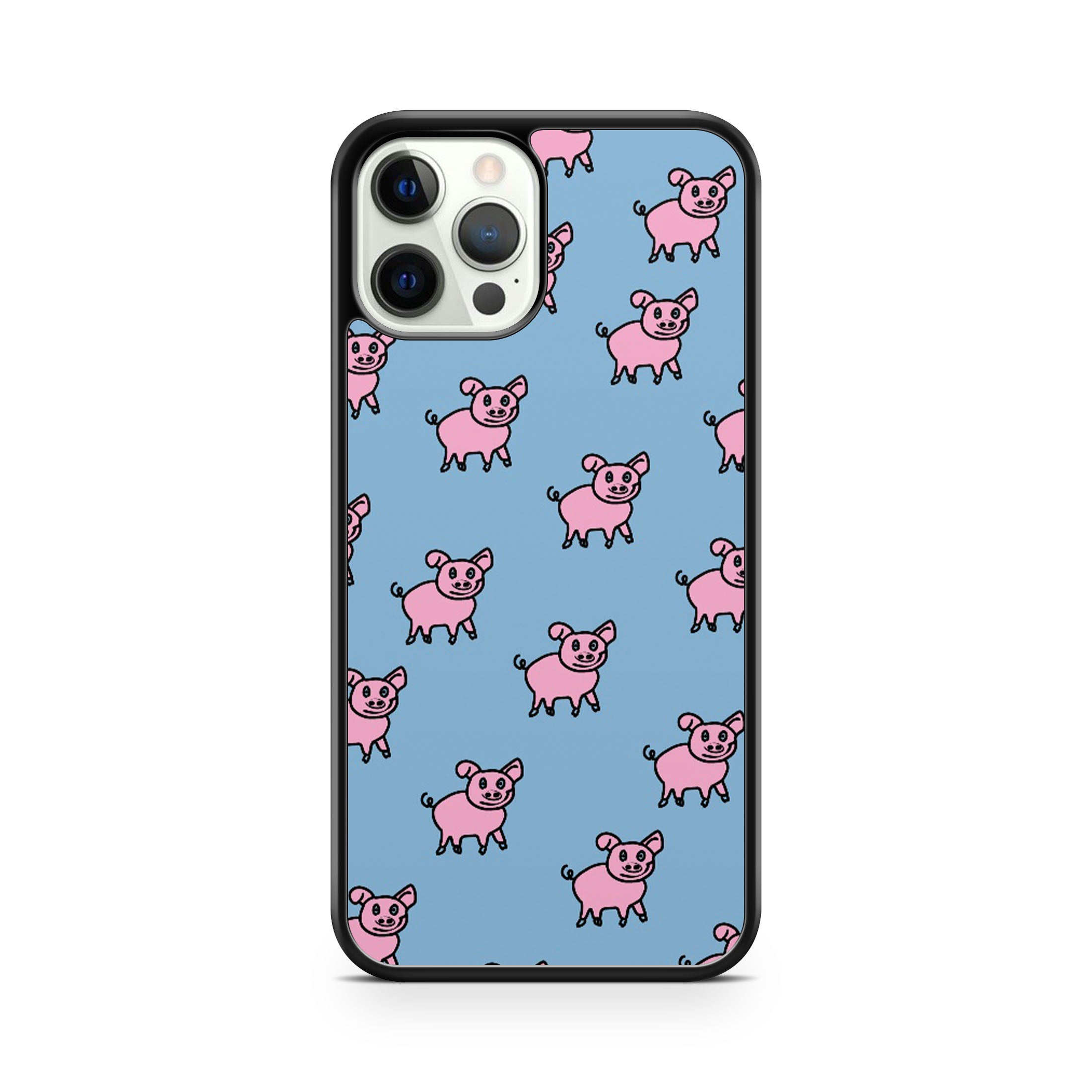 Original design blue pig phone case for iphone