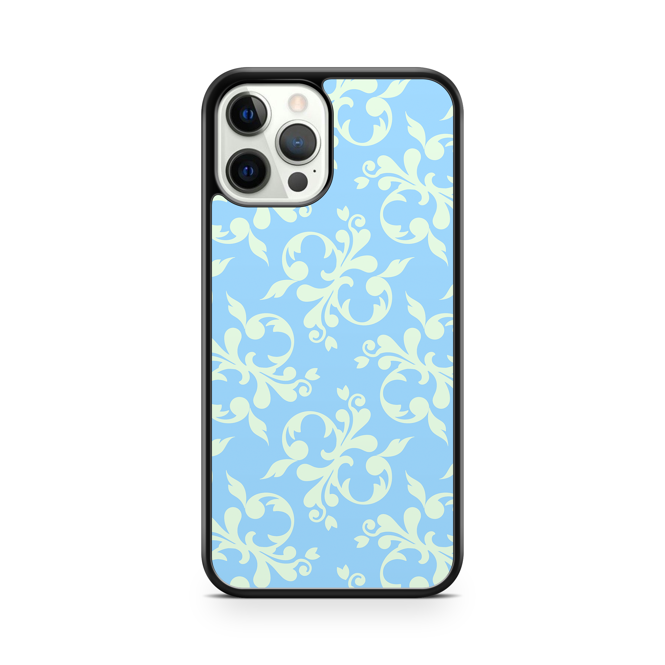 Blue Vintage Fashion Patterned  Phone Case For IPhone & Samsung - OnTheCase4U