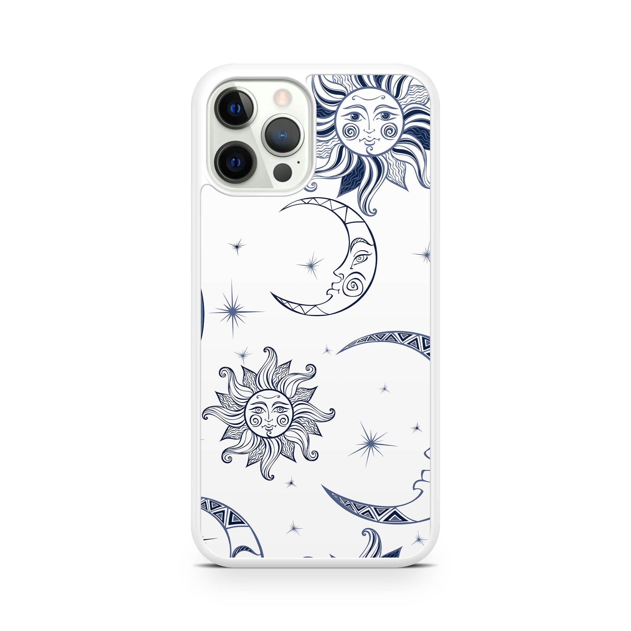 Blue Sun & Moon Phone Case for IPhone & Samsung - OnTheCase4U