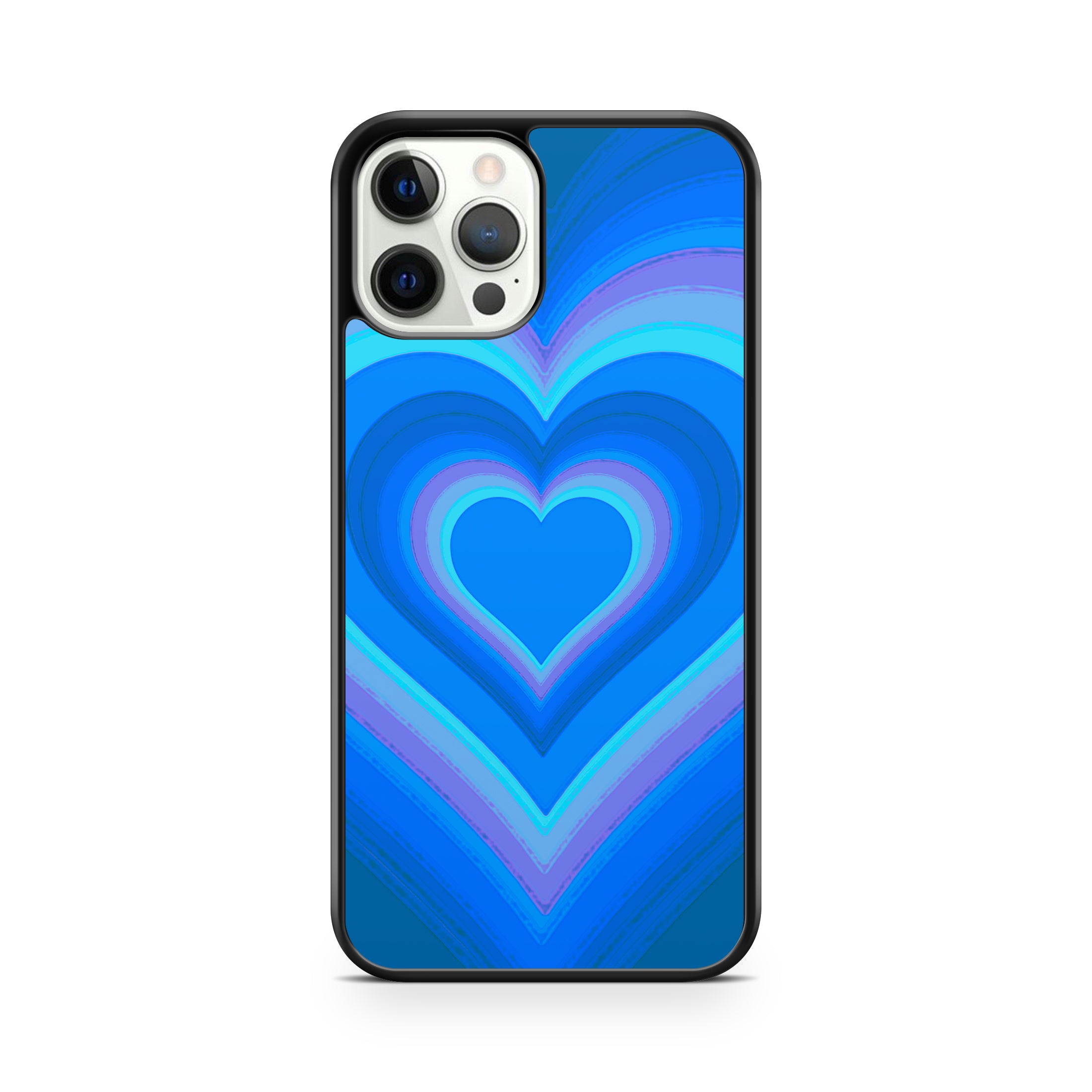 Teal Expanding Hearts Phone Case for iPhone and Samsung - OnTheCase4U