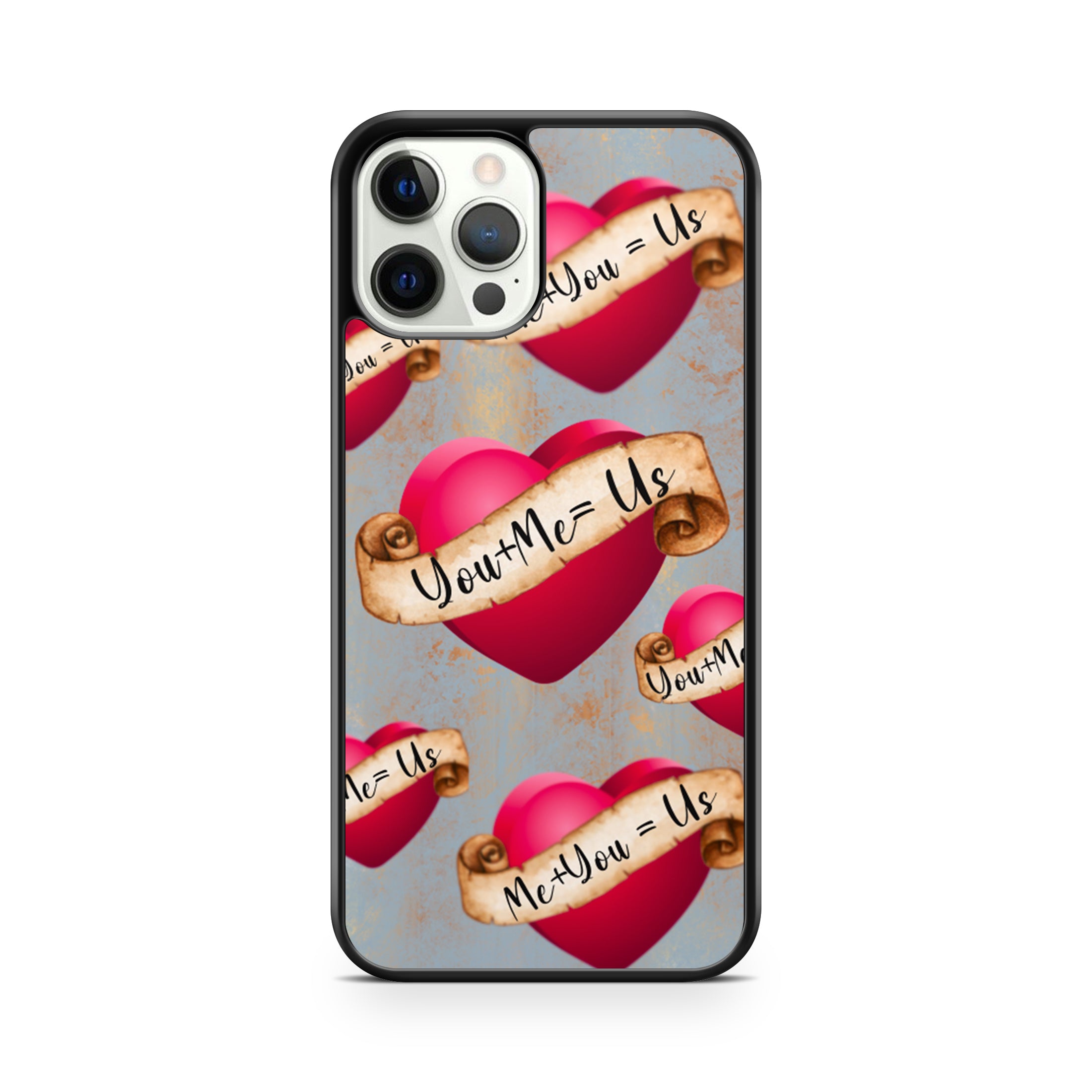 Valentines Hearts with Scroll Phone Case For IPhone & Samsung - OnTheCase4U