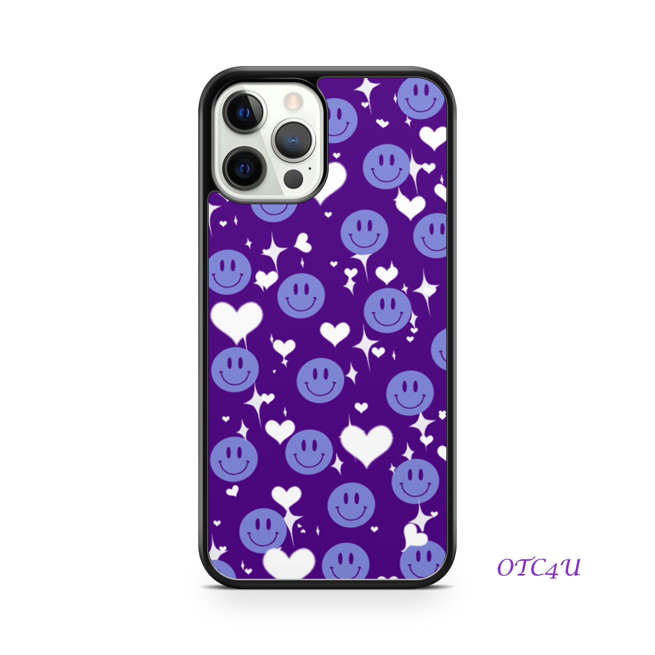 Smiley faces with hearts and stars print Phone Case for SAMSUNG phone models - OnTheCase4U
