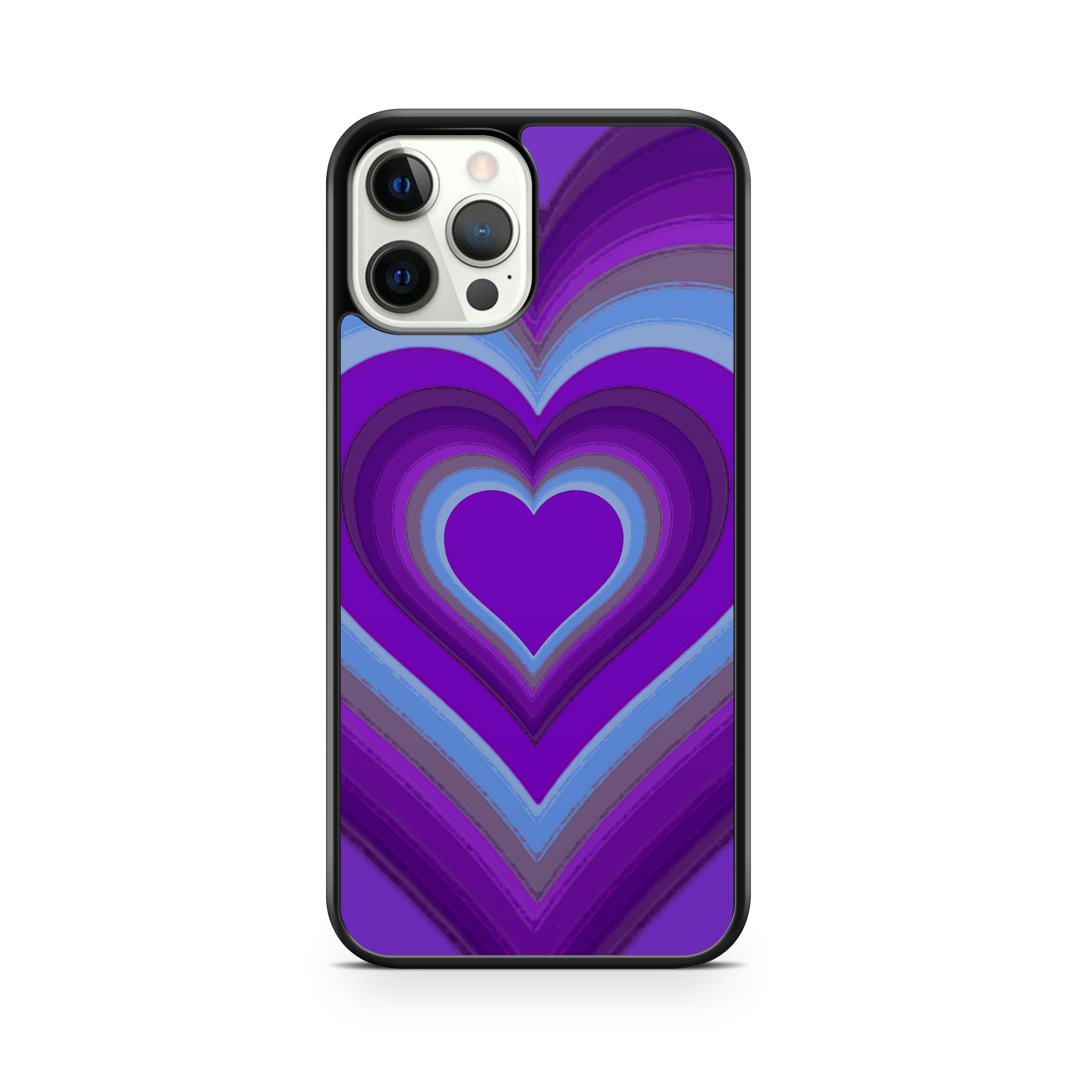 Teal Expanding Hearts Phone Case for iPhone and Samsung - OnTheCase4U