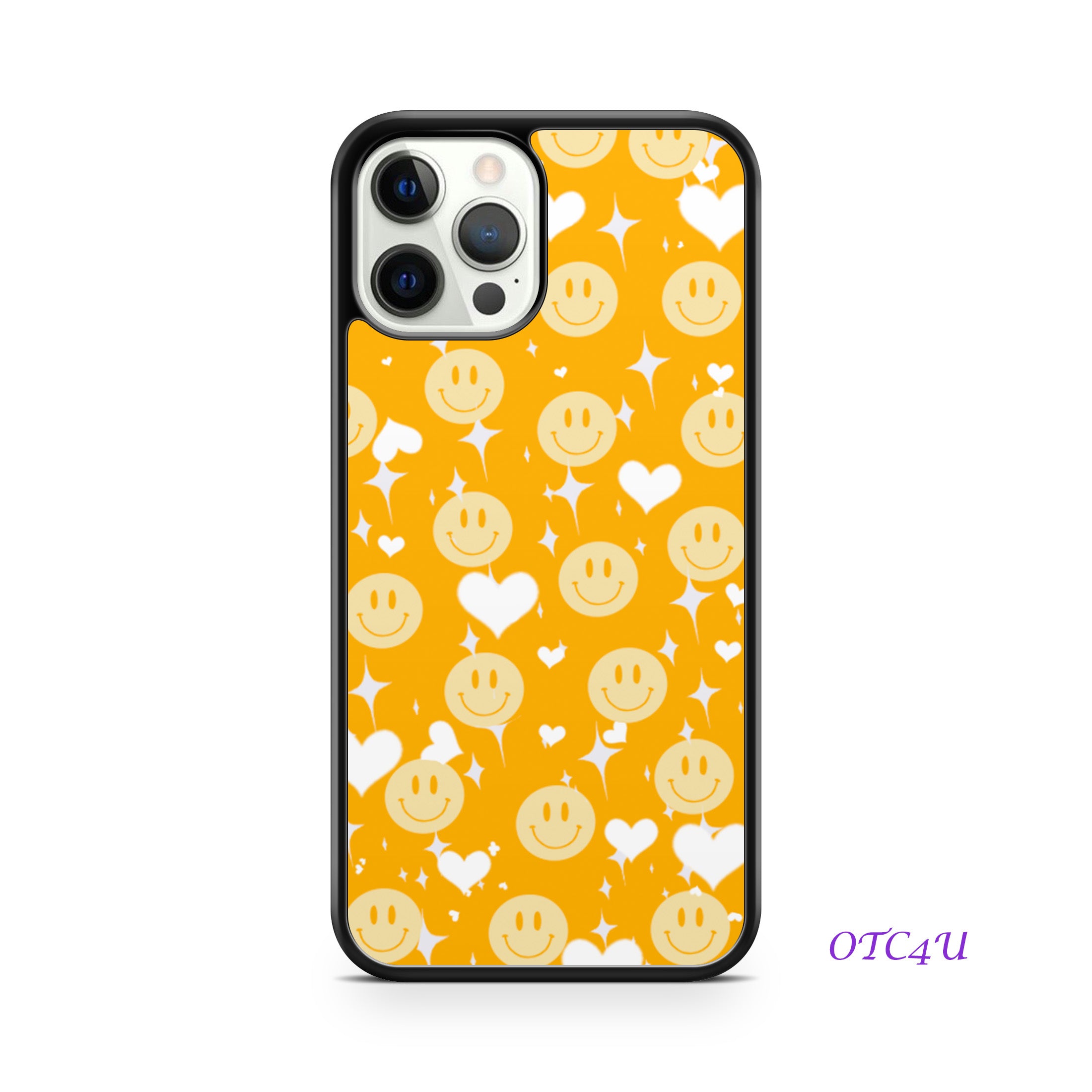 Smiley faces with hearts and stars print Phone Case for SAMSUNG phone models - OnTheCase4U