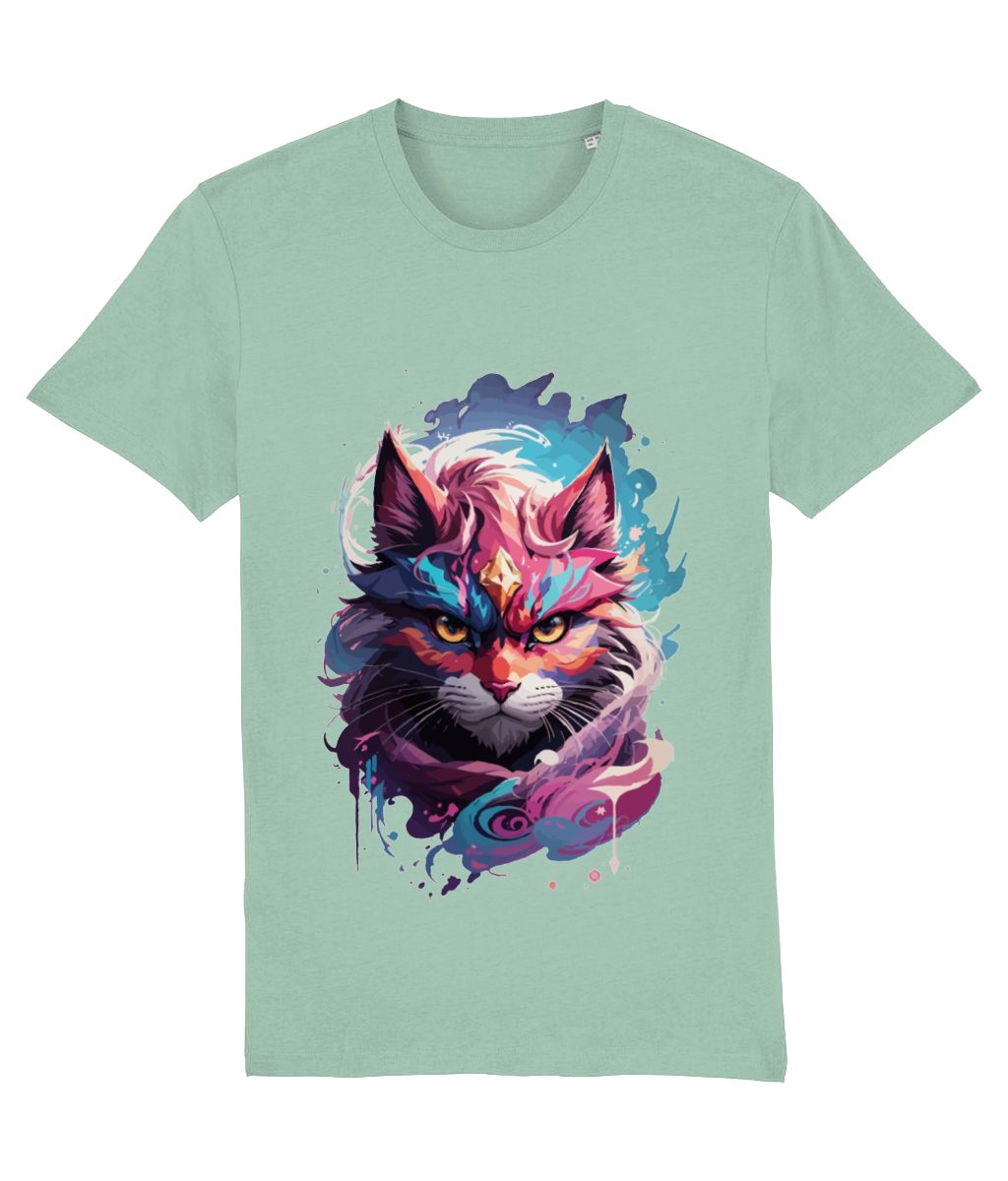 Cat Print Arty T-Shirt