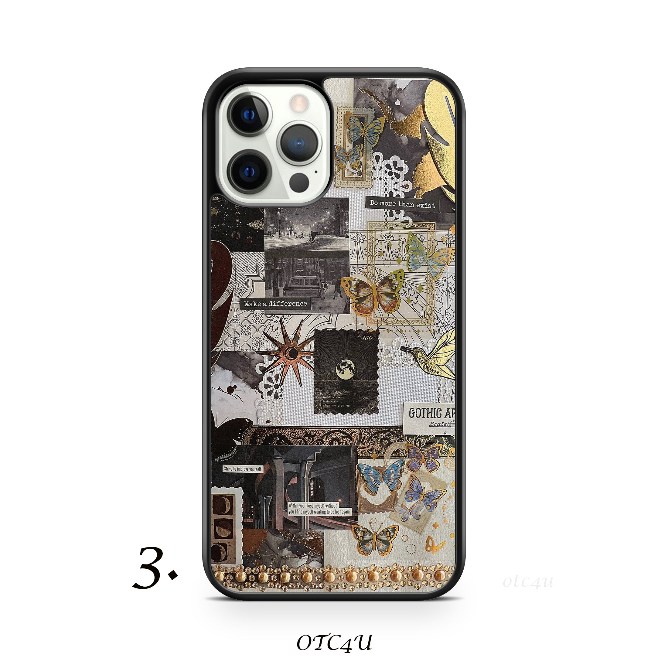 Aesthetic Vintage Abstract Art Scrapbook Collage Phone Case