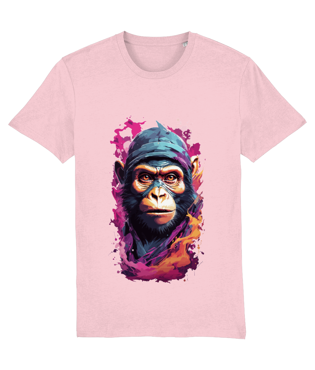 Monkey Art Print T-Shirt