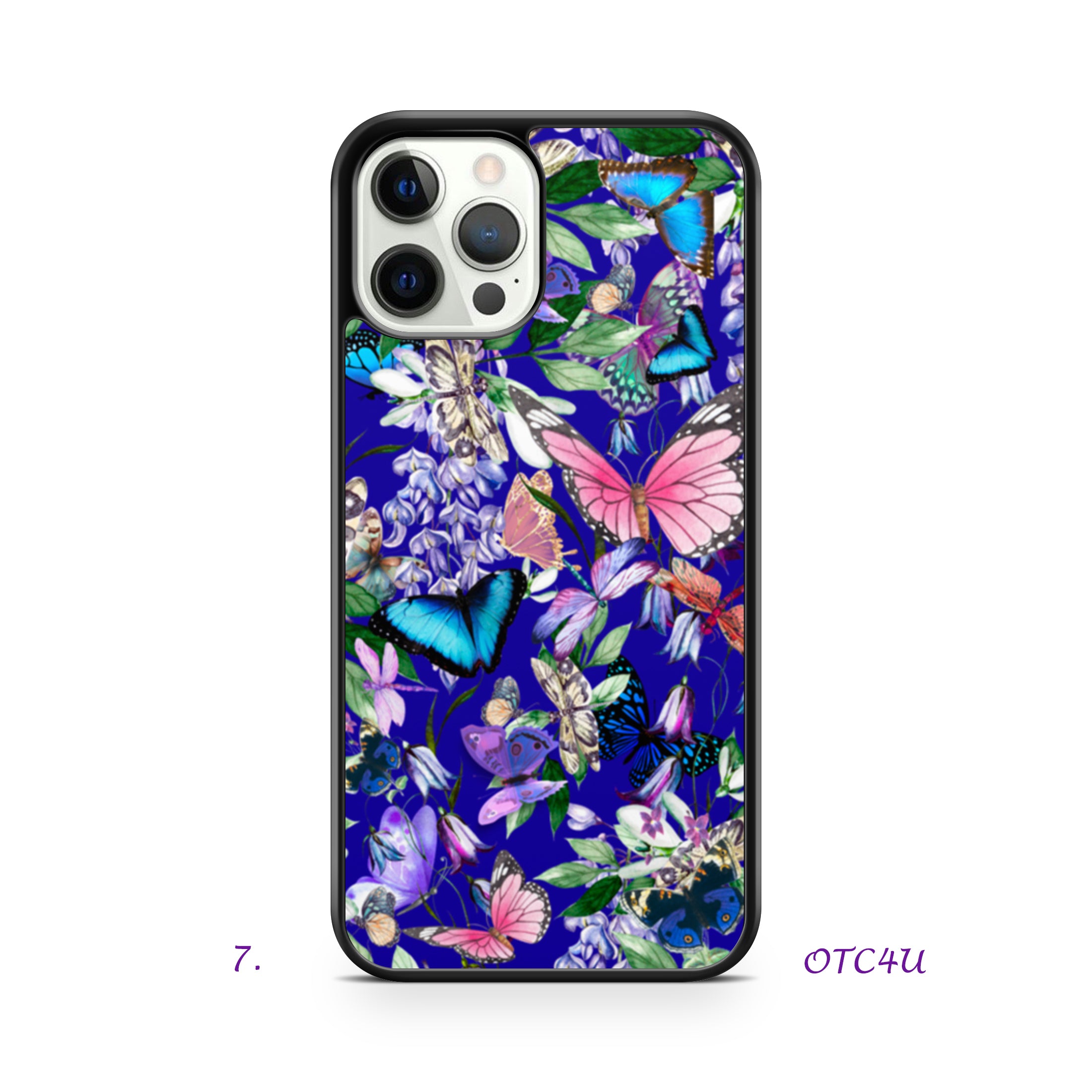 Butterflies and Flowers Phone Case