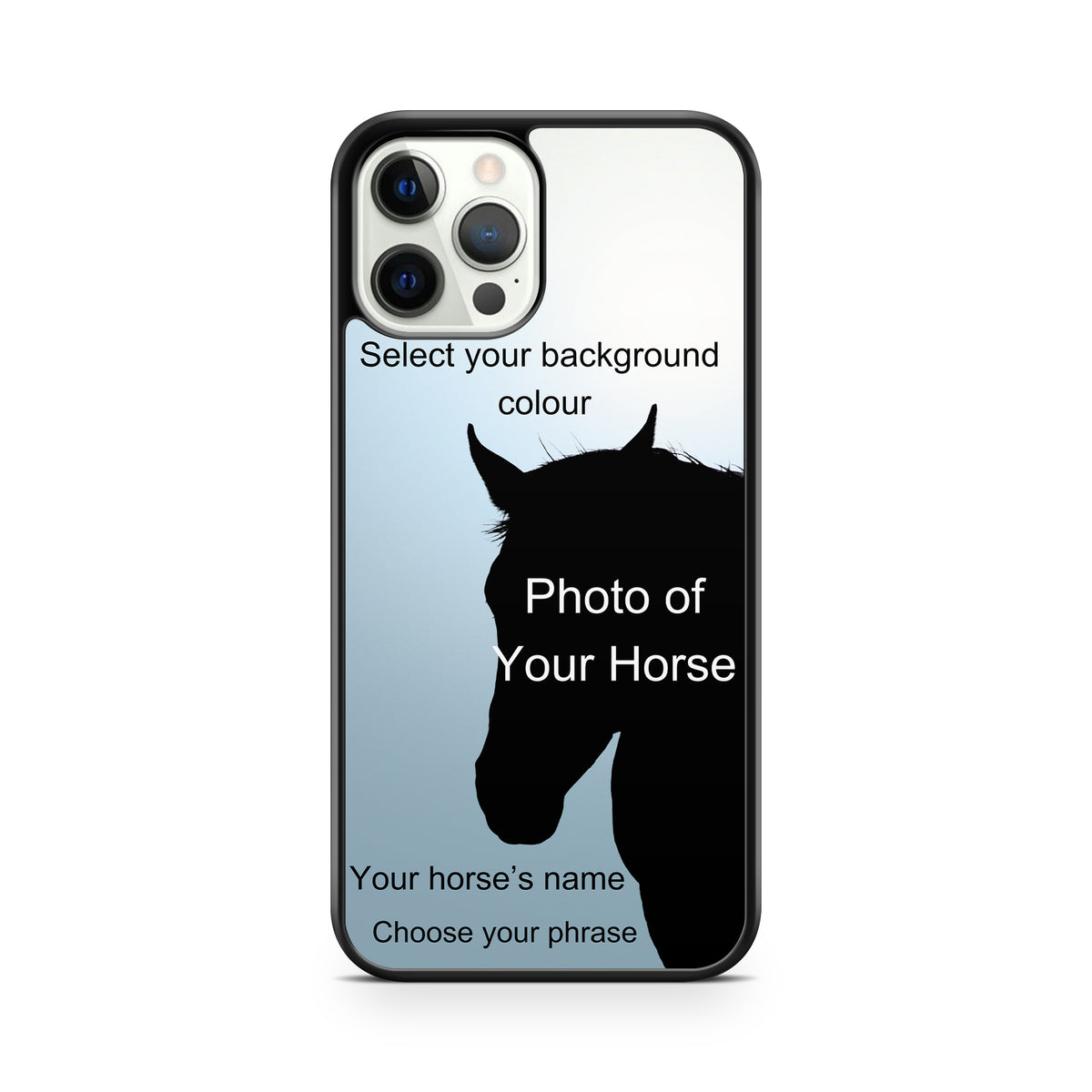 Personalised Horse Photo Phone Case – Custom Equestrian Case with Your Horse’s Photo & Name