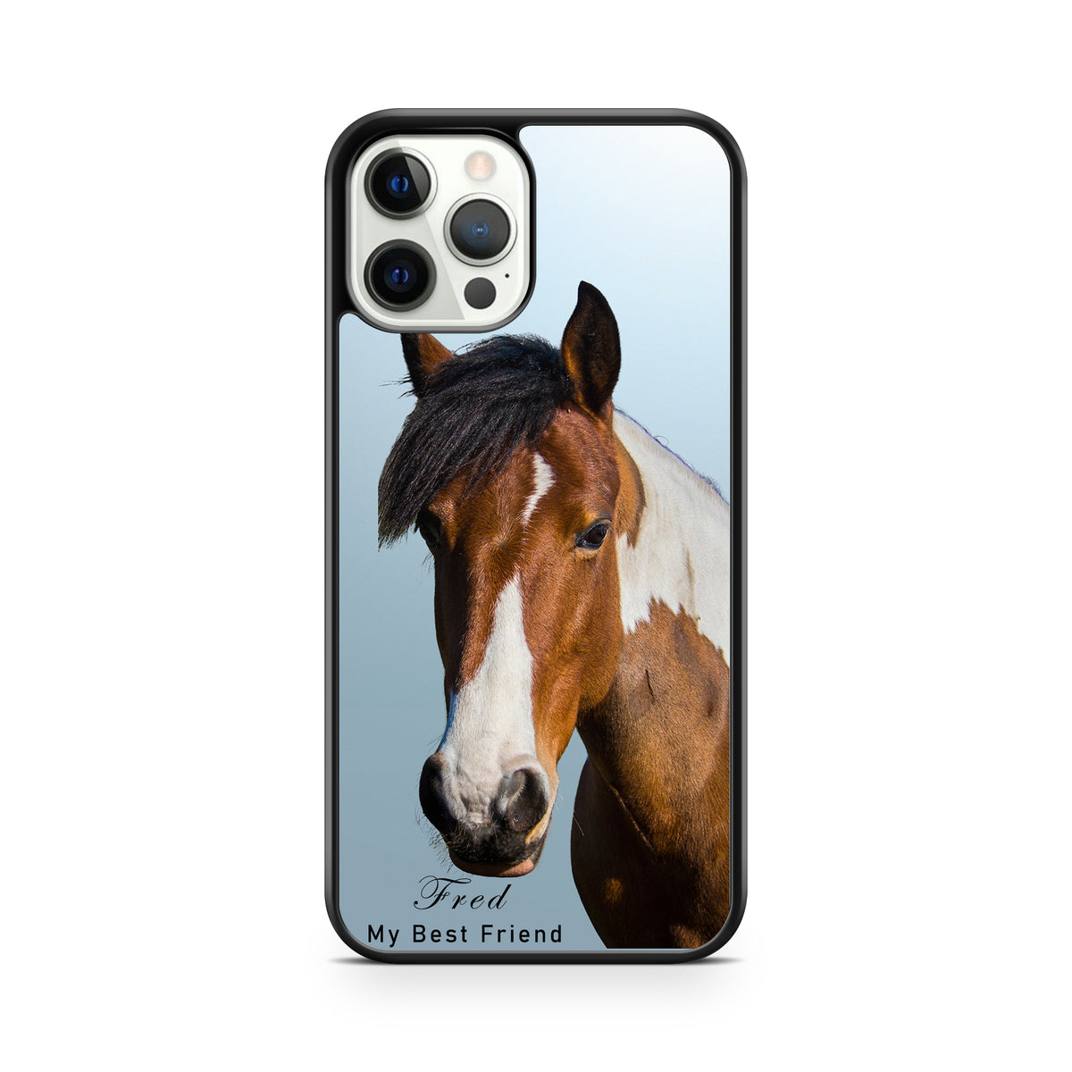 Personalised Horse Photo Phone Case – Custom Equestrian Case with Your Horse’s Photo & Name
