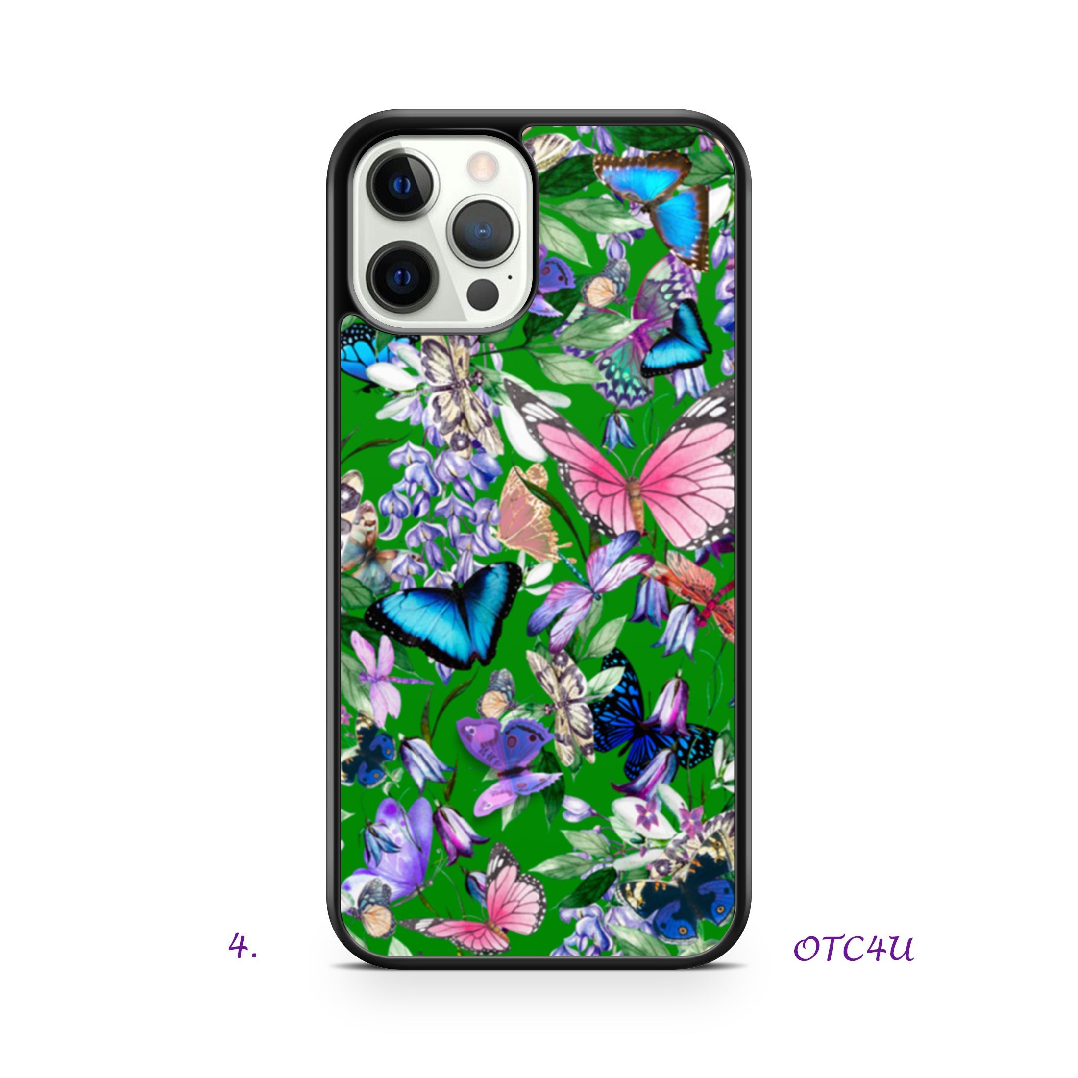 Butterflies and Flowers Phone Case