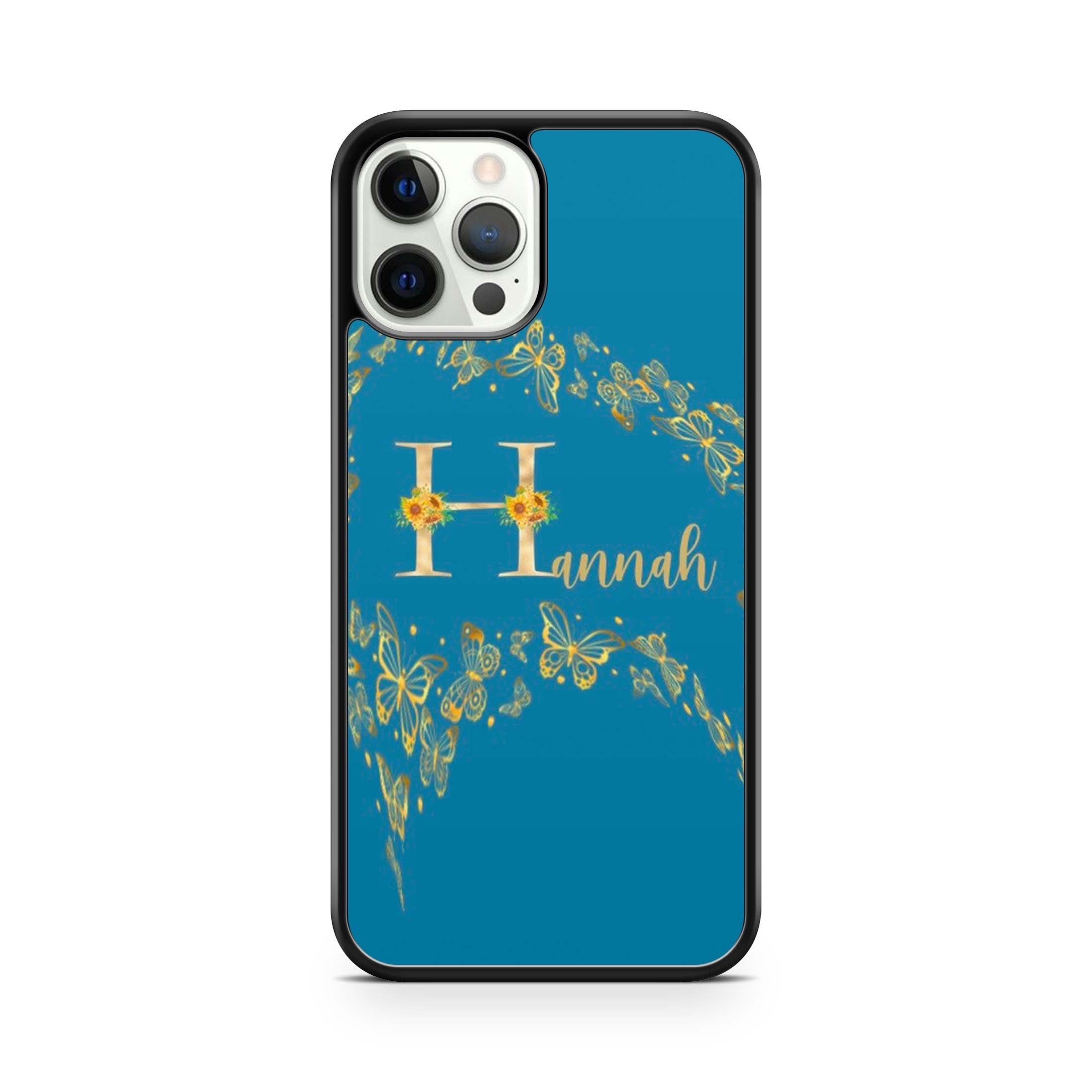 Flying Butterflies Print With Your Name Phone Case