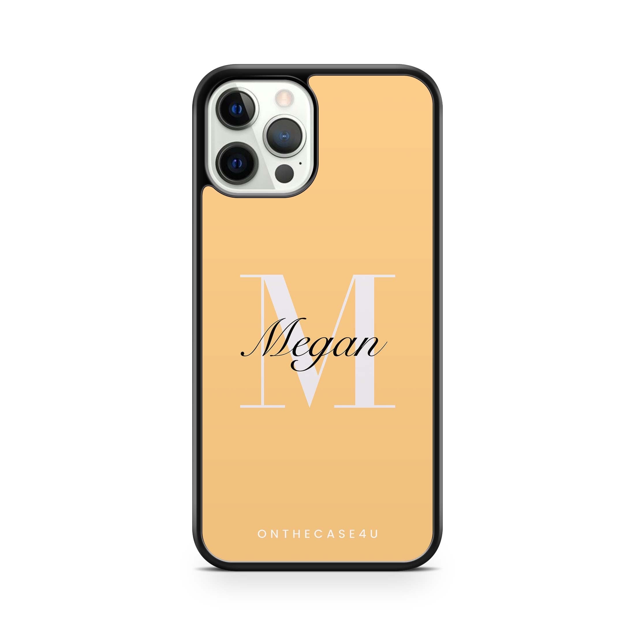 Luxury Custom Initial with Name Phone Case