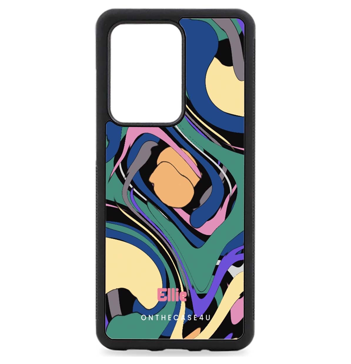 Funky Abstract Custom Name Samsung Phone Case