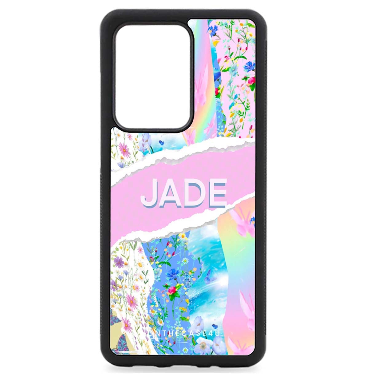 Magical Butterfly Pastel Custom Name Samsung Phone Case