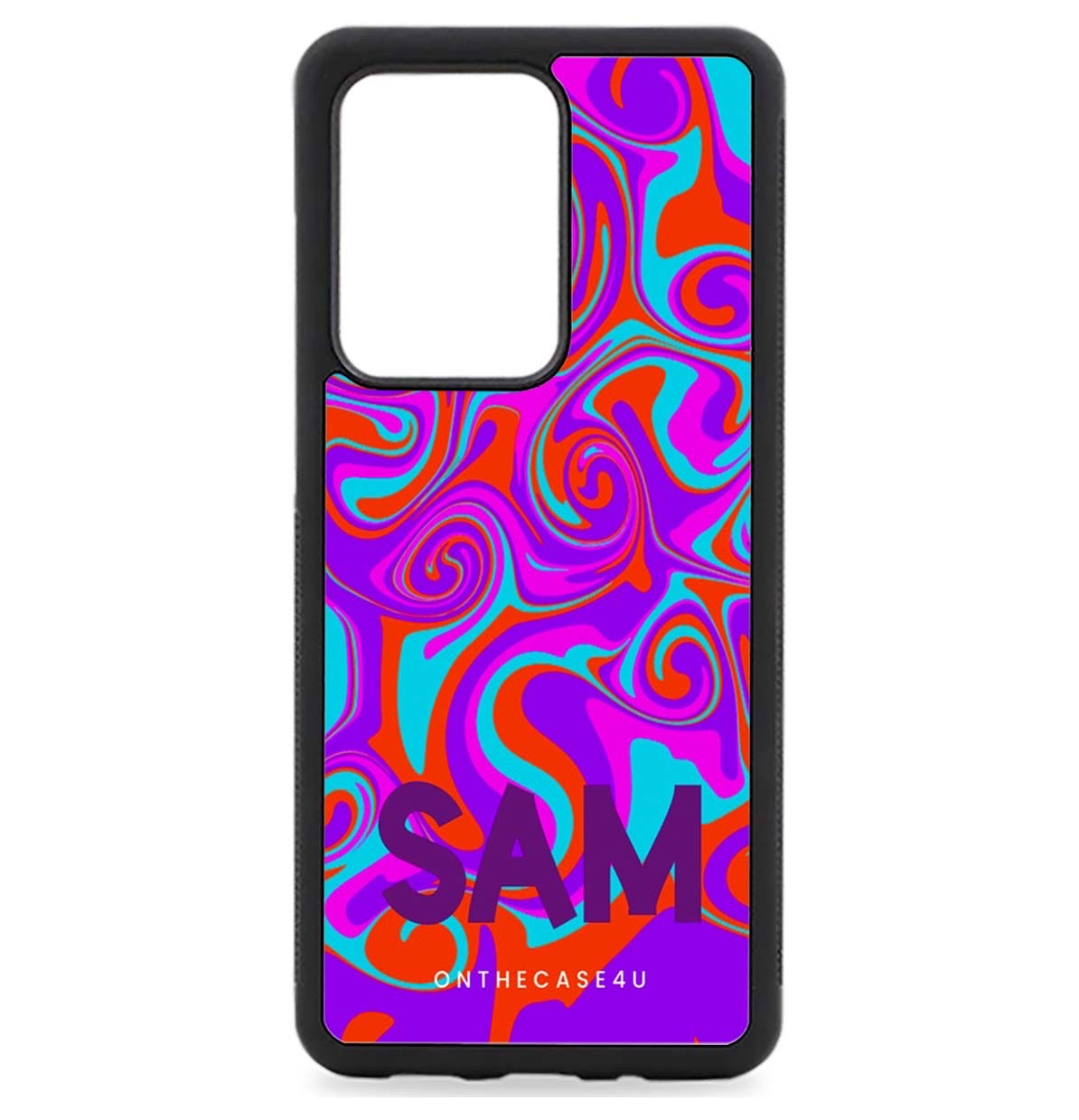 Funky Neon Custom Name Samsung Phone Case