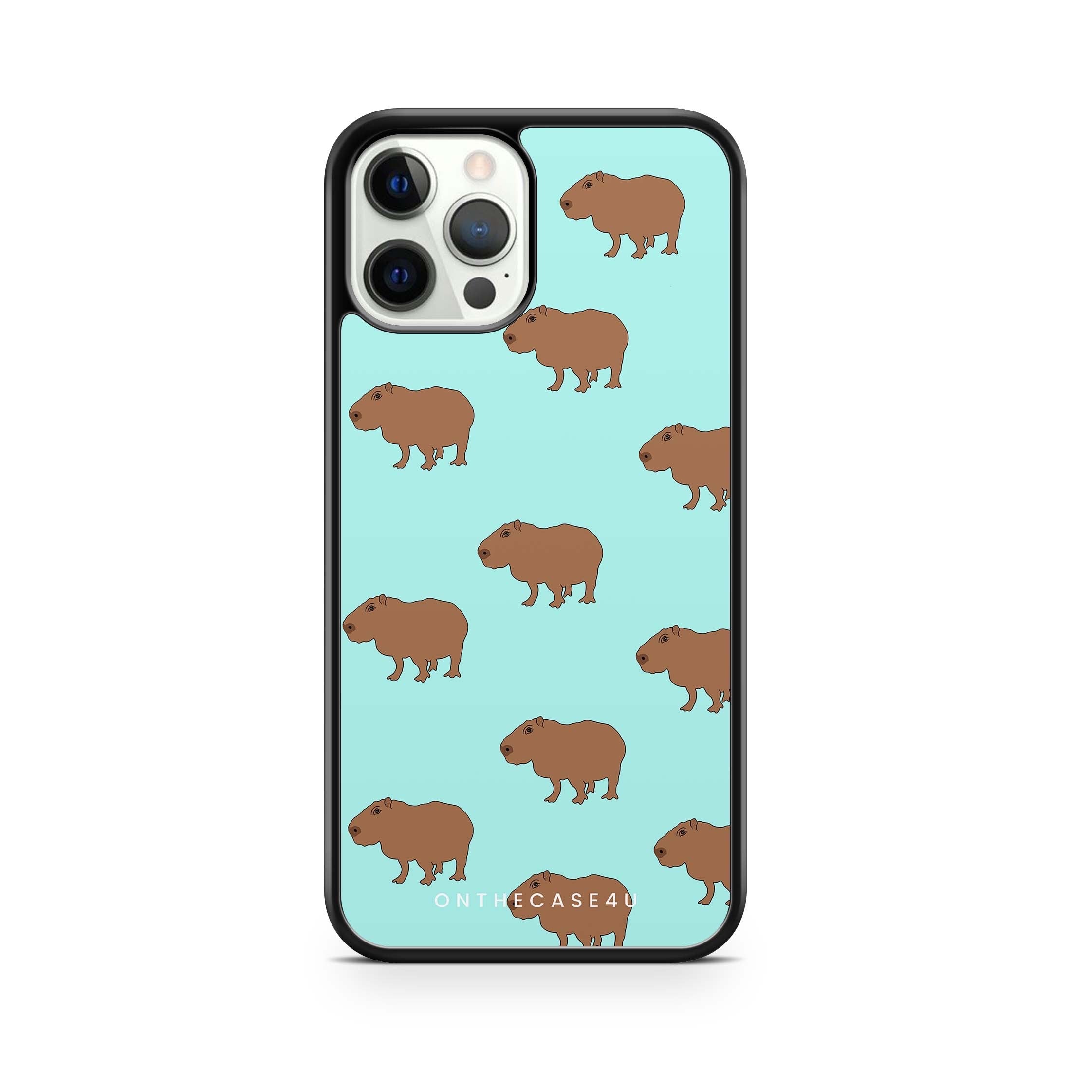 Capybara Minimalistic Print Phone Case