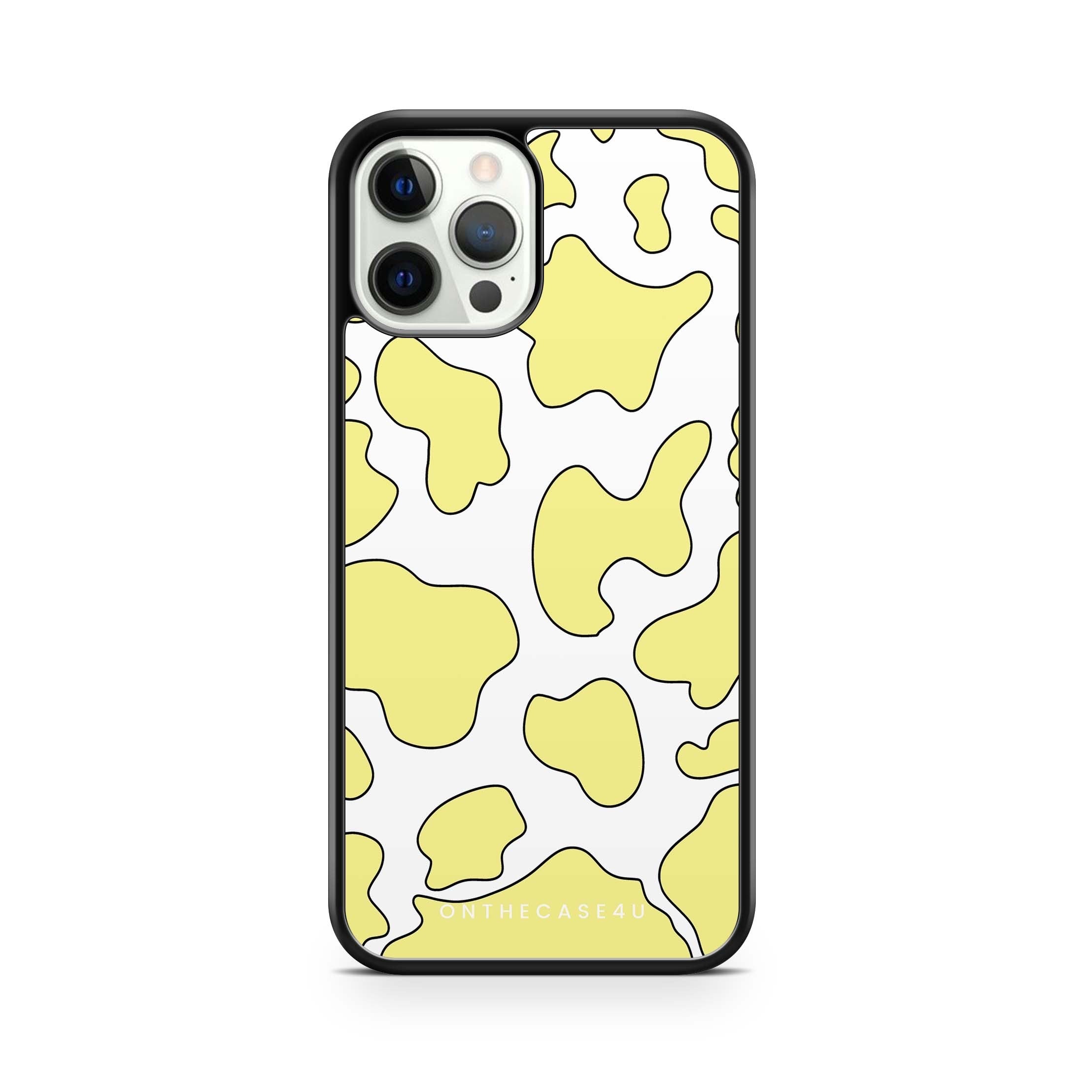 Pastel Cow Print Patterned Phone Case