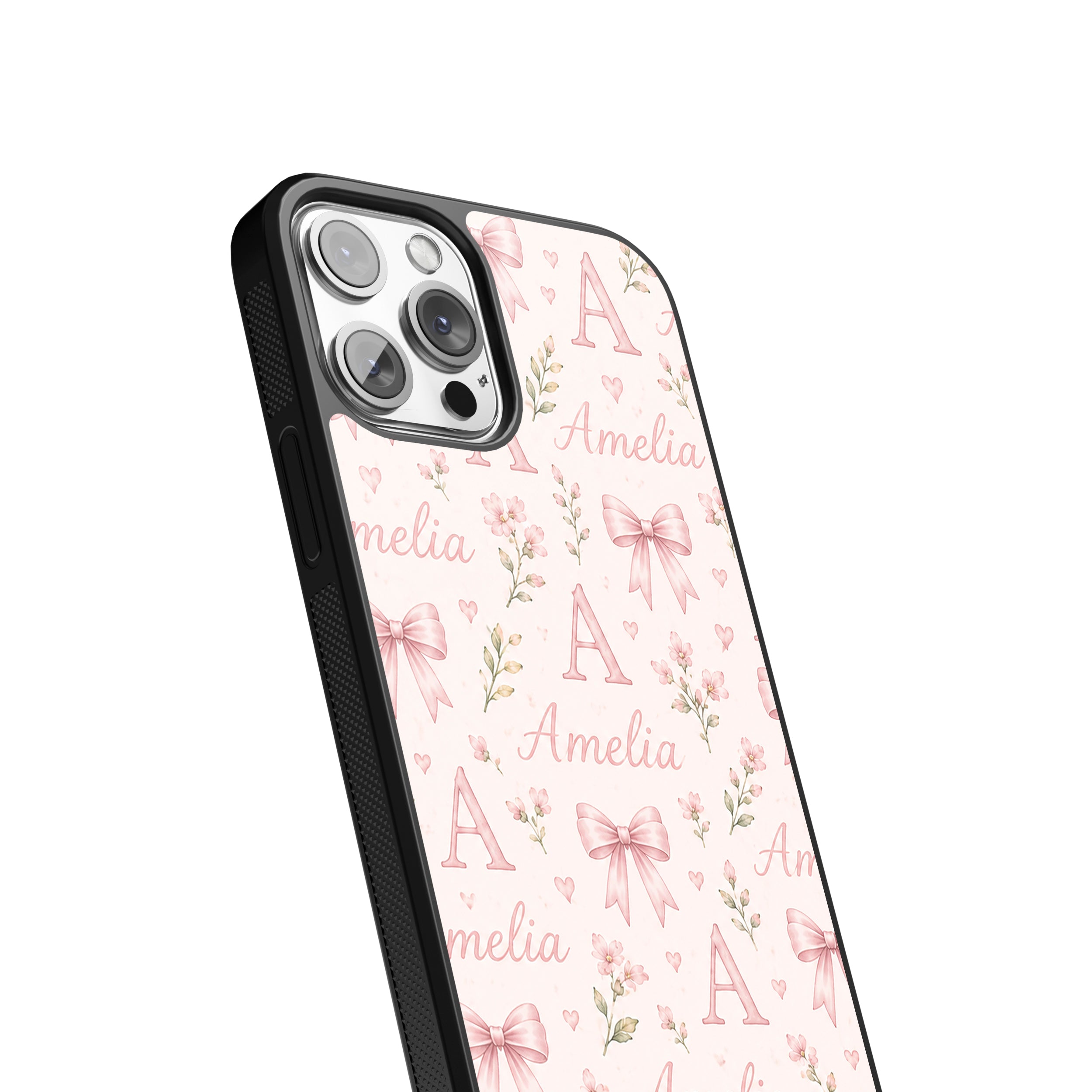 Name with flowers and bows