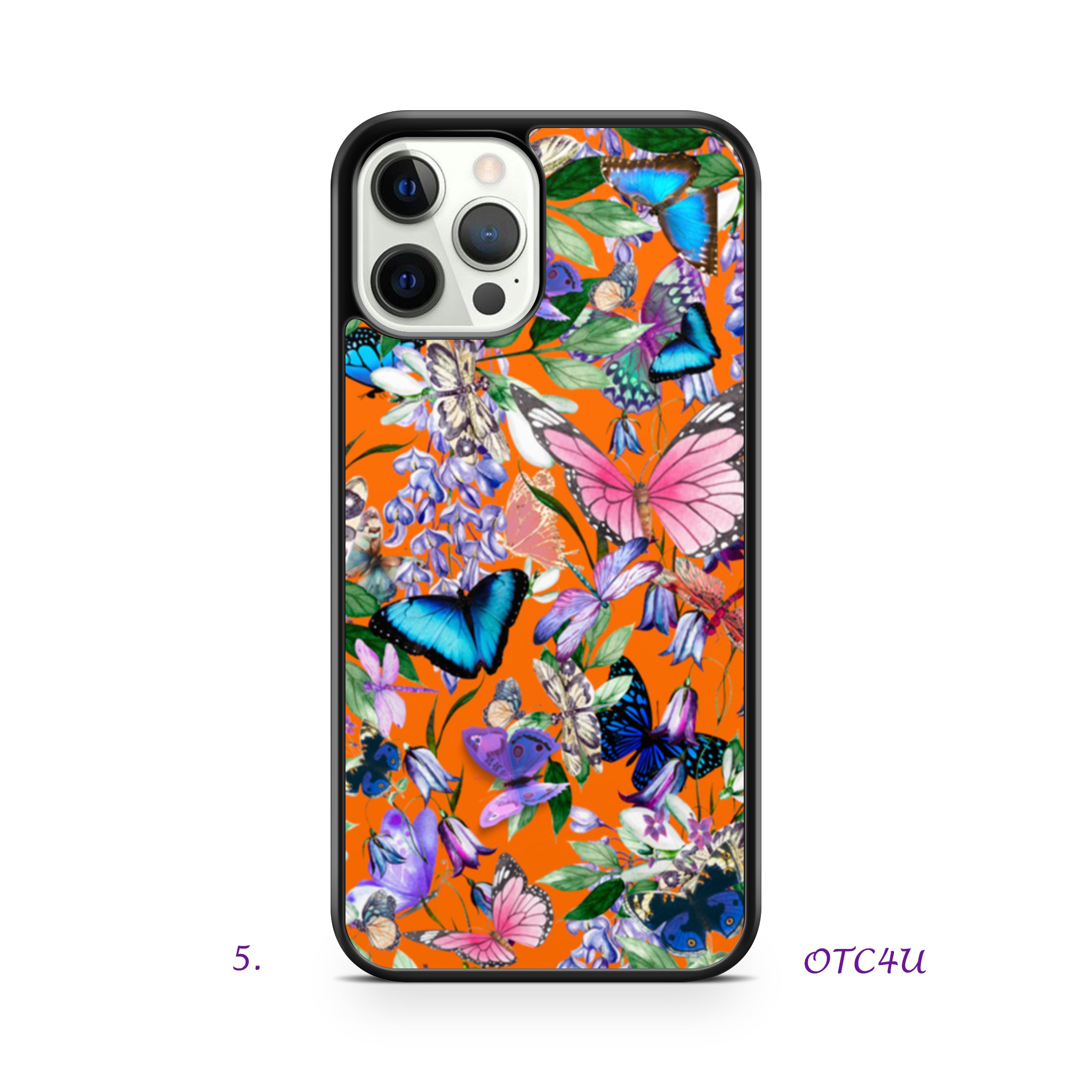 Butterflies and Flowers Phone Case