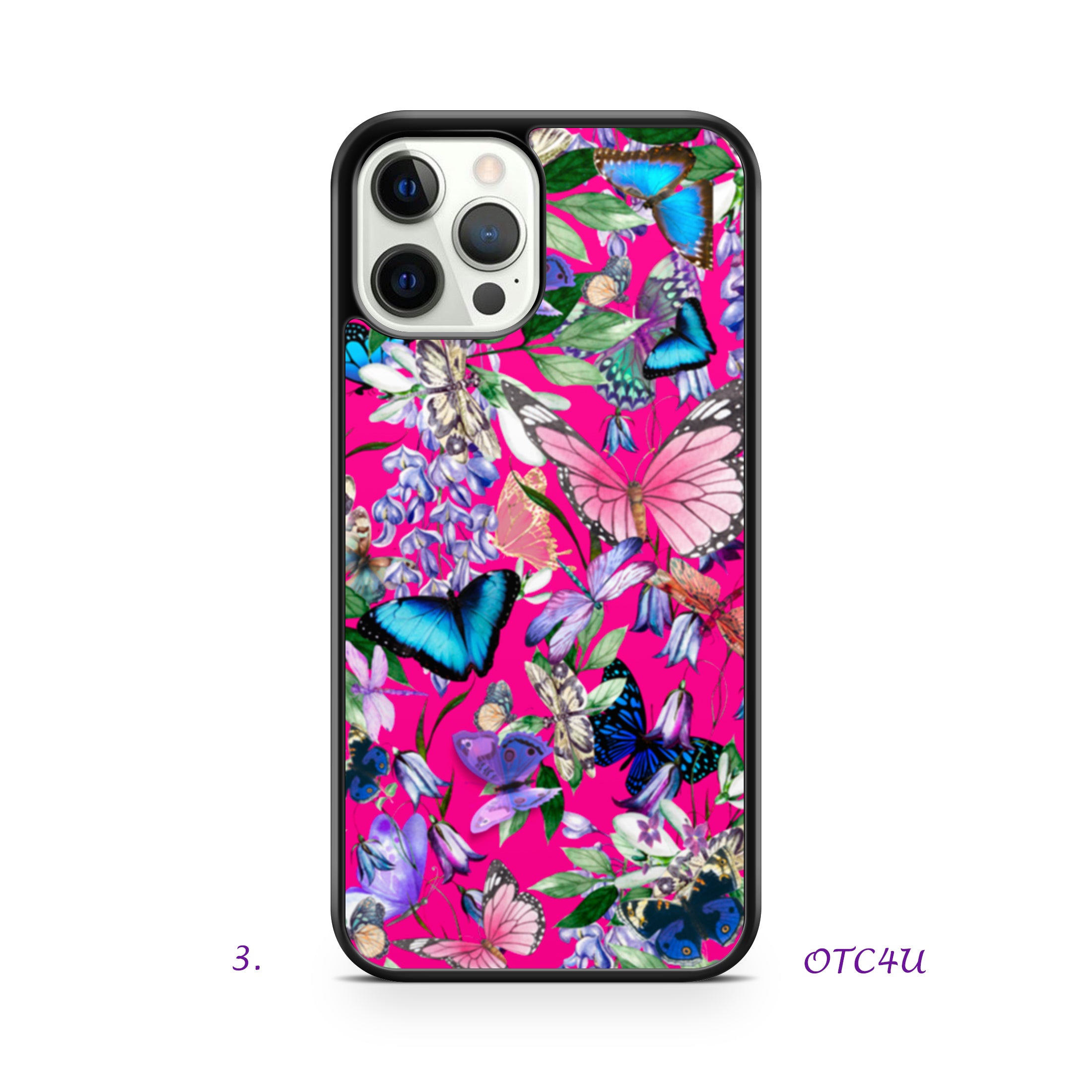 Butterflies and Flowers Phone Case