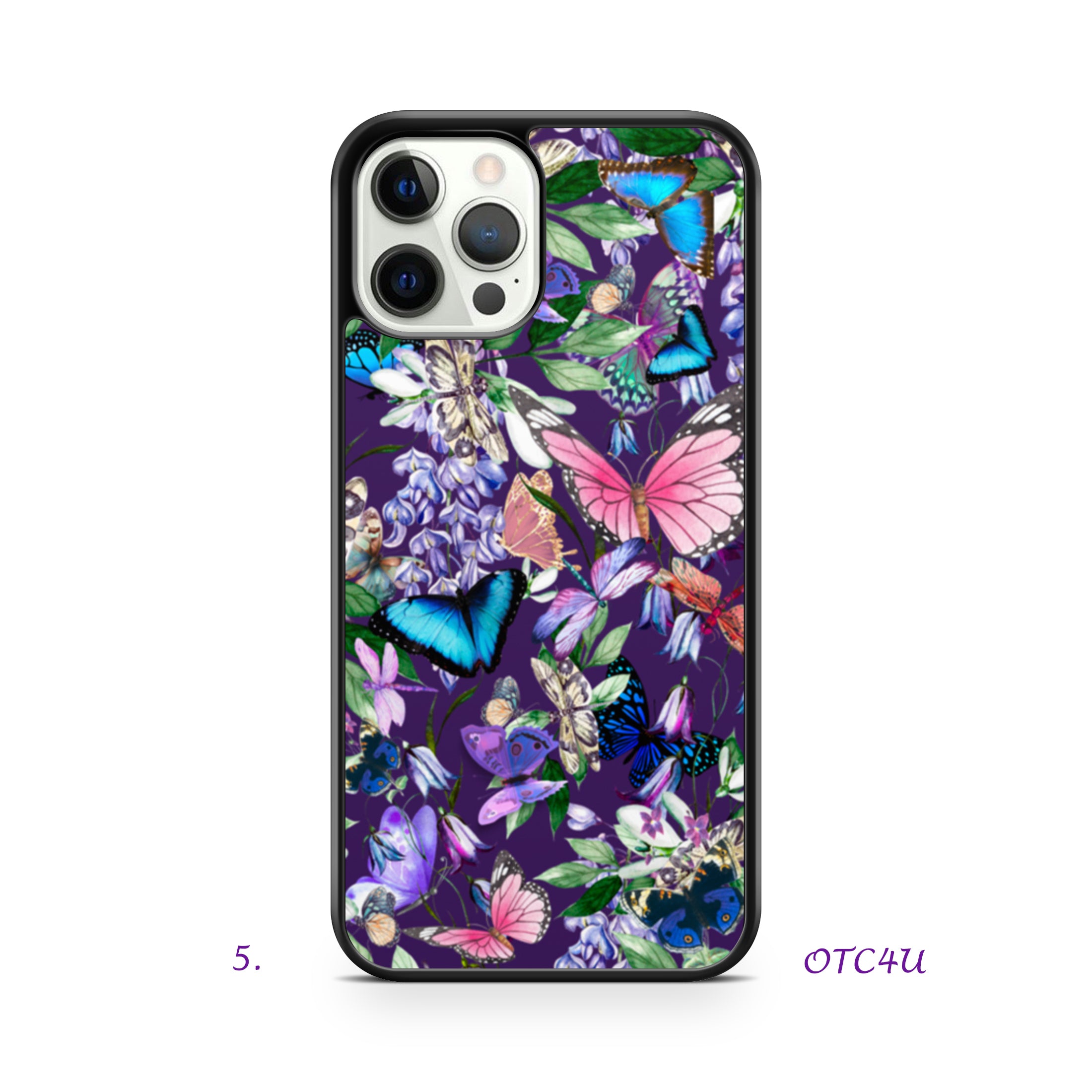 Butterflies and Flowers Phone Case