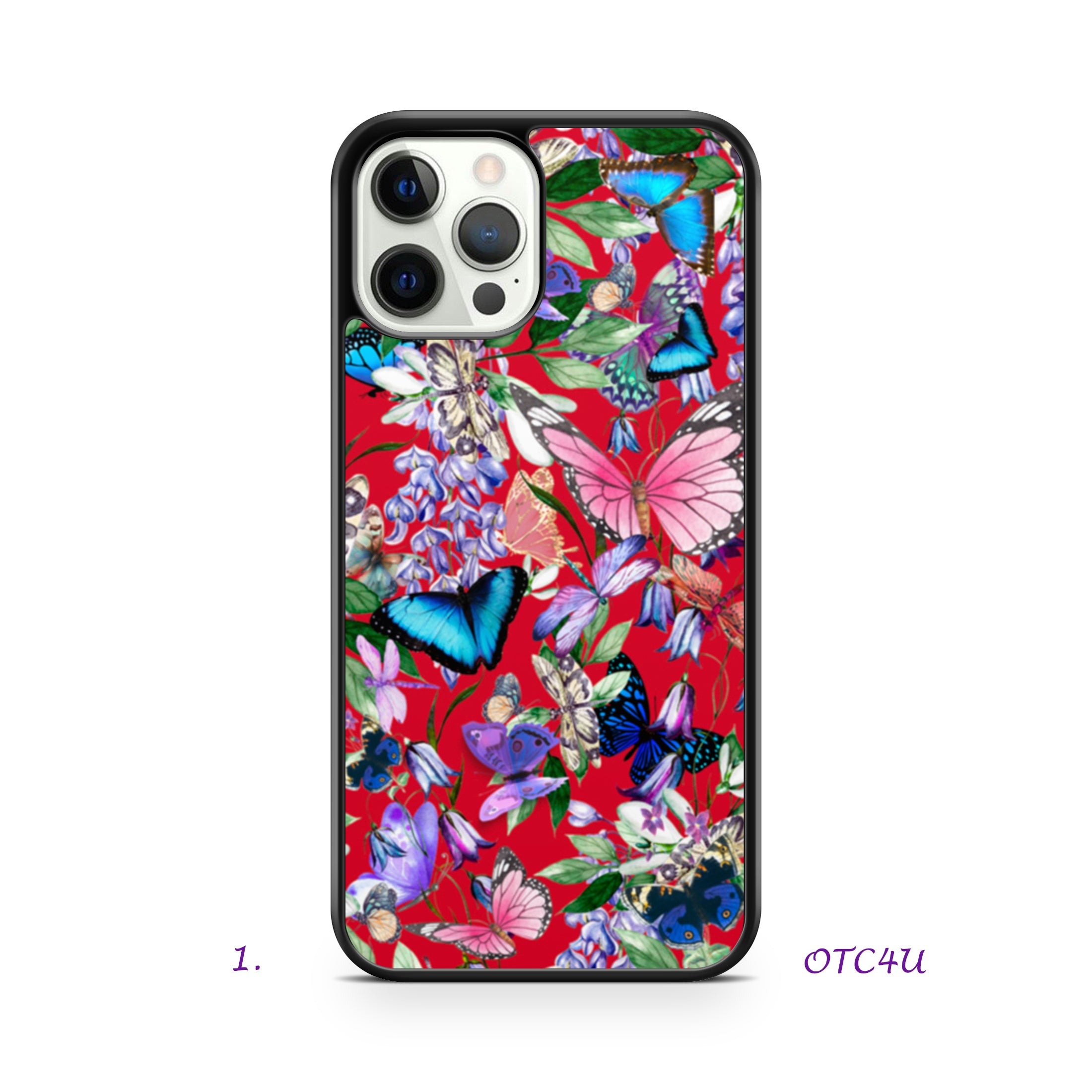 Butterflies and Flowers Phone Case