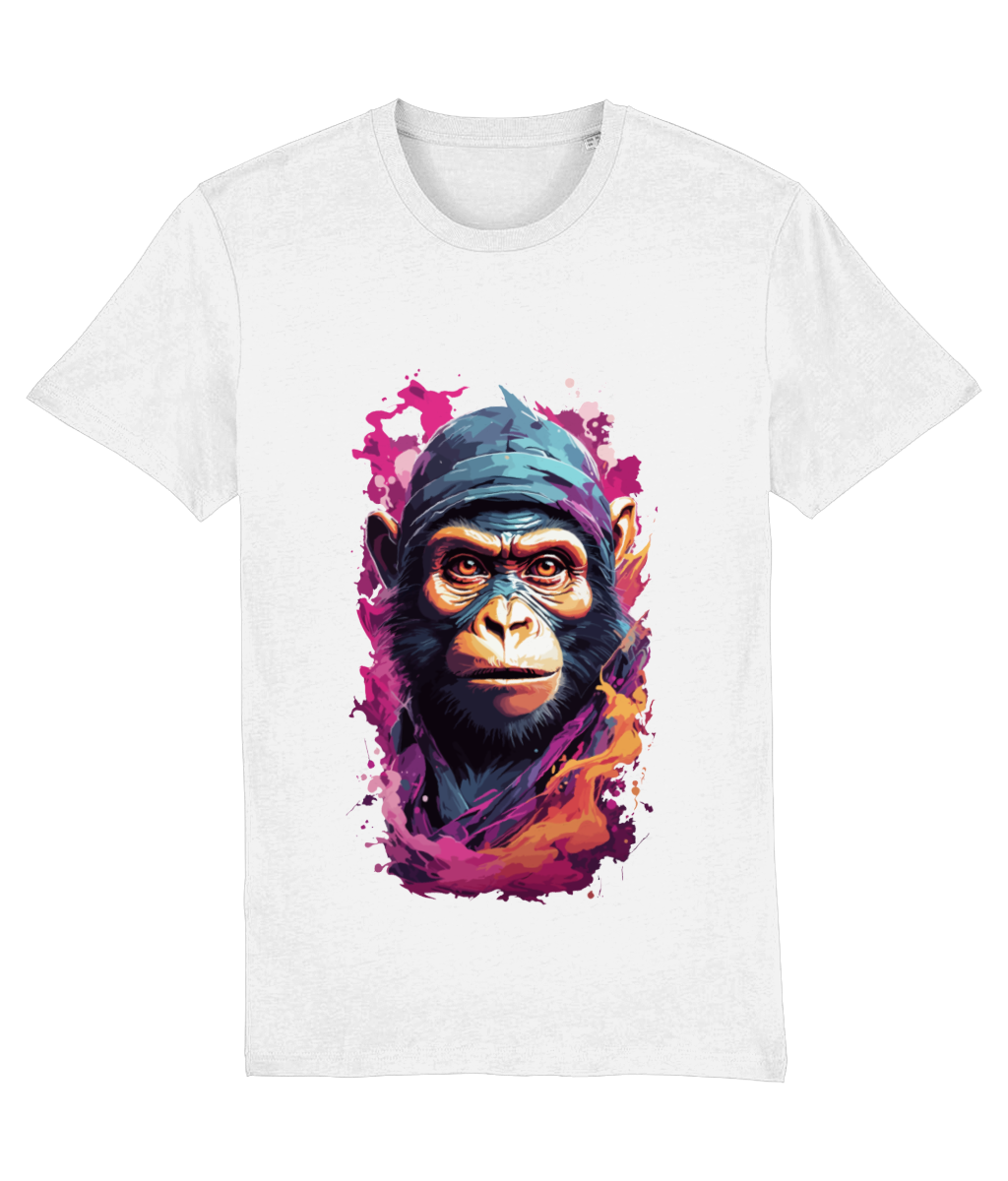 Monkey Art Print T-Shirt