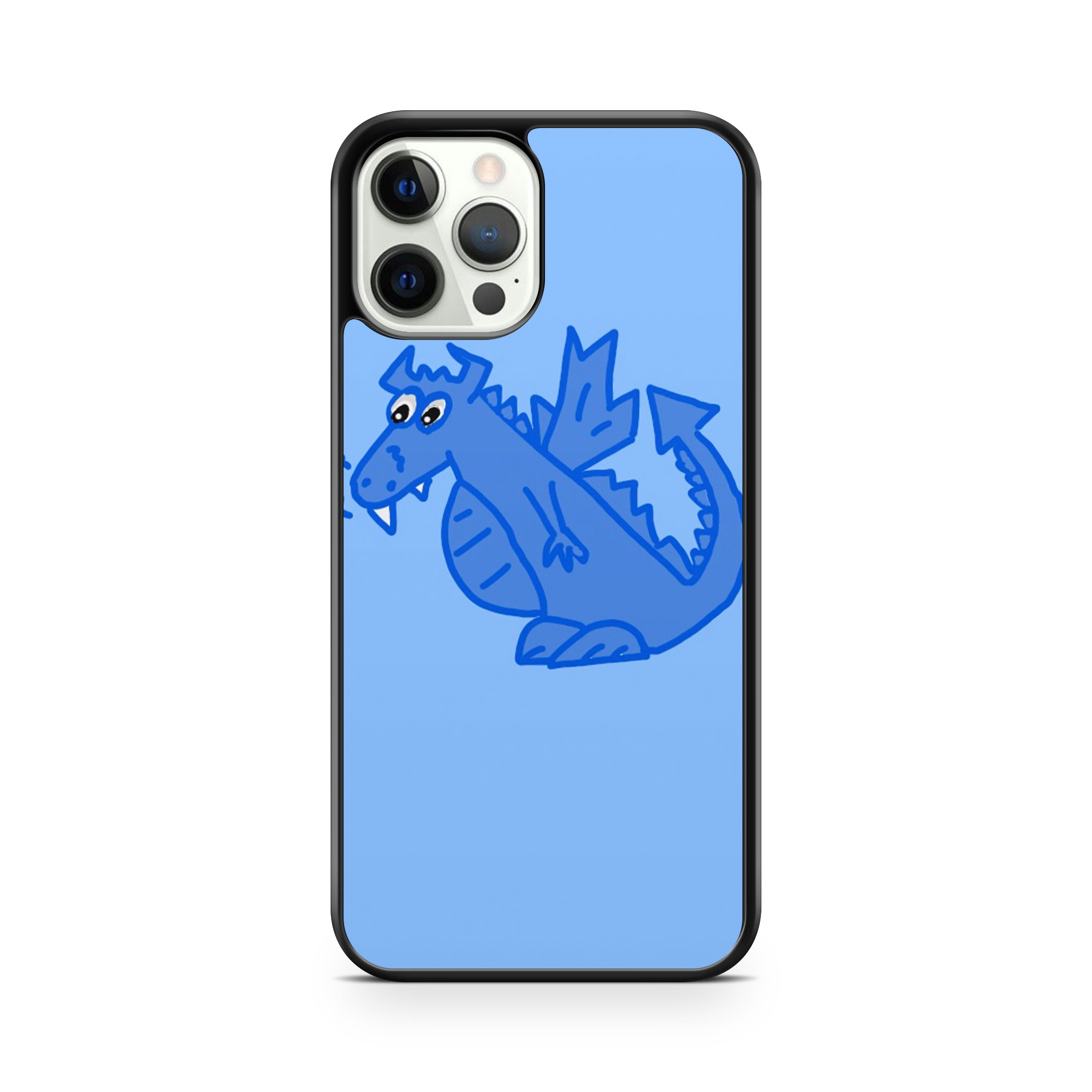 Purple Dragon Print Phone Case