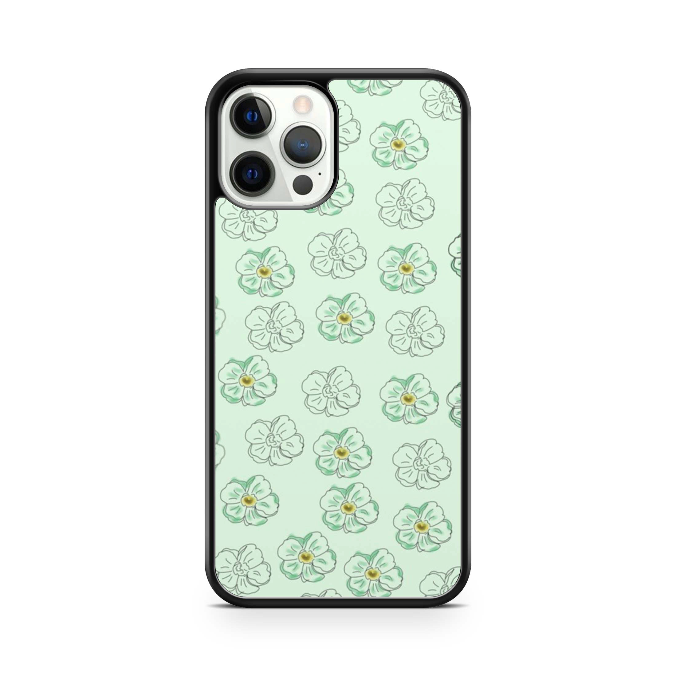 Pastel Green Mini Flowers Phone Case For IPhone & Samsung - OnTheCase4U