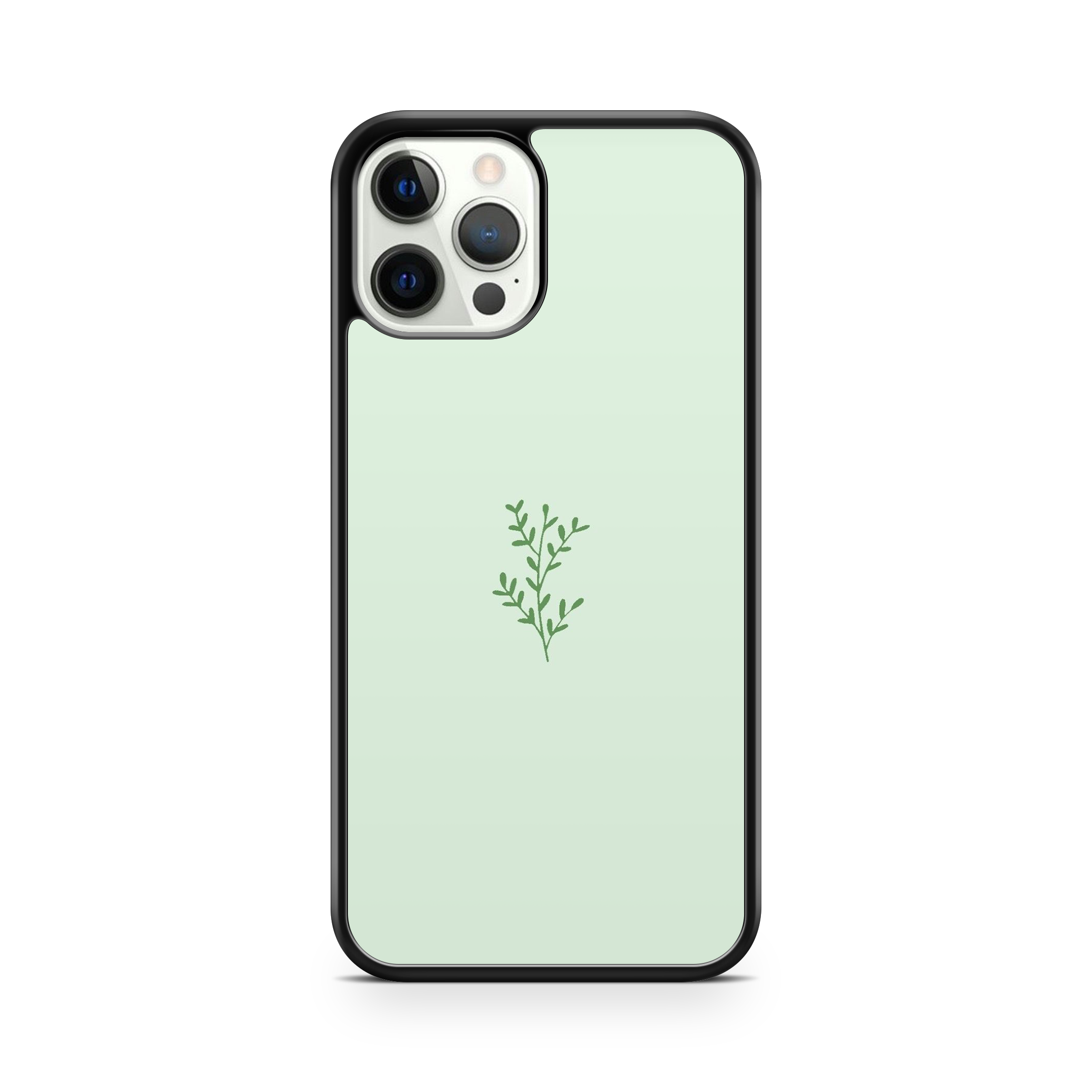 Green Minimalist Leaves Phone Case For IPhone & Samsung - OnTheCase4U