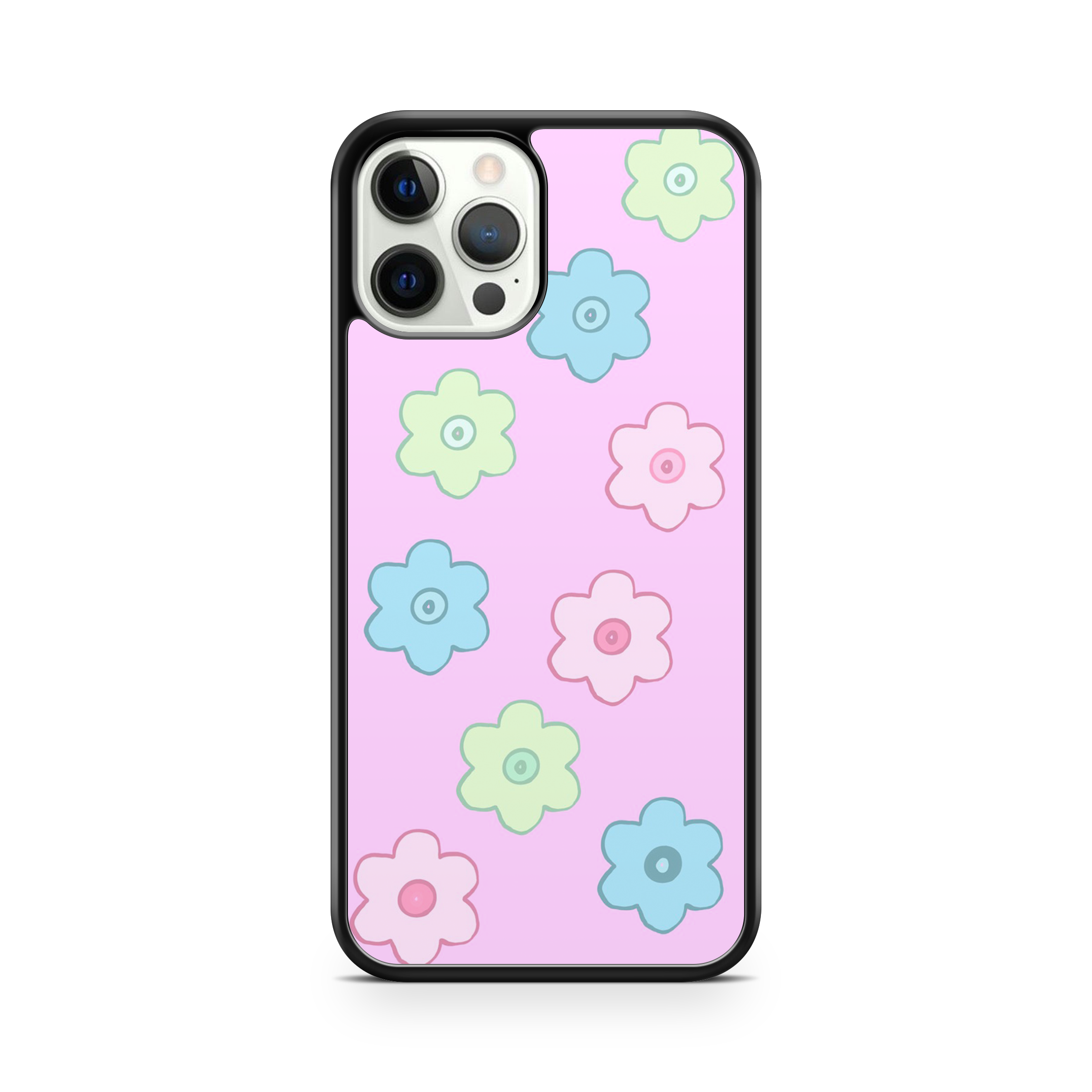Pastel Flower Patterned Phone Case For IPhone & Samsung - OnTheCase4U