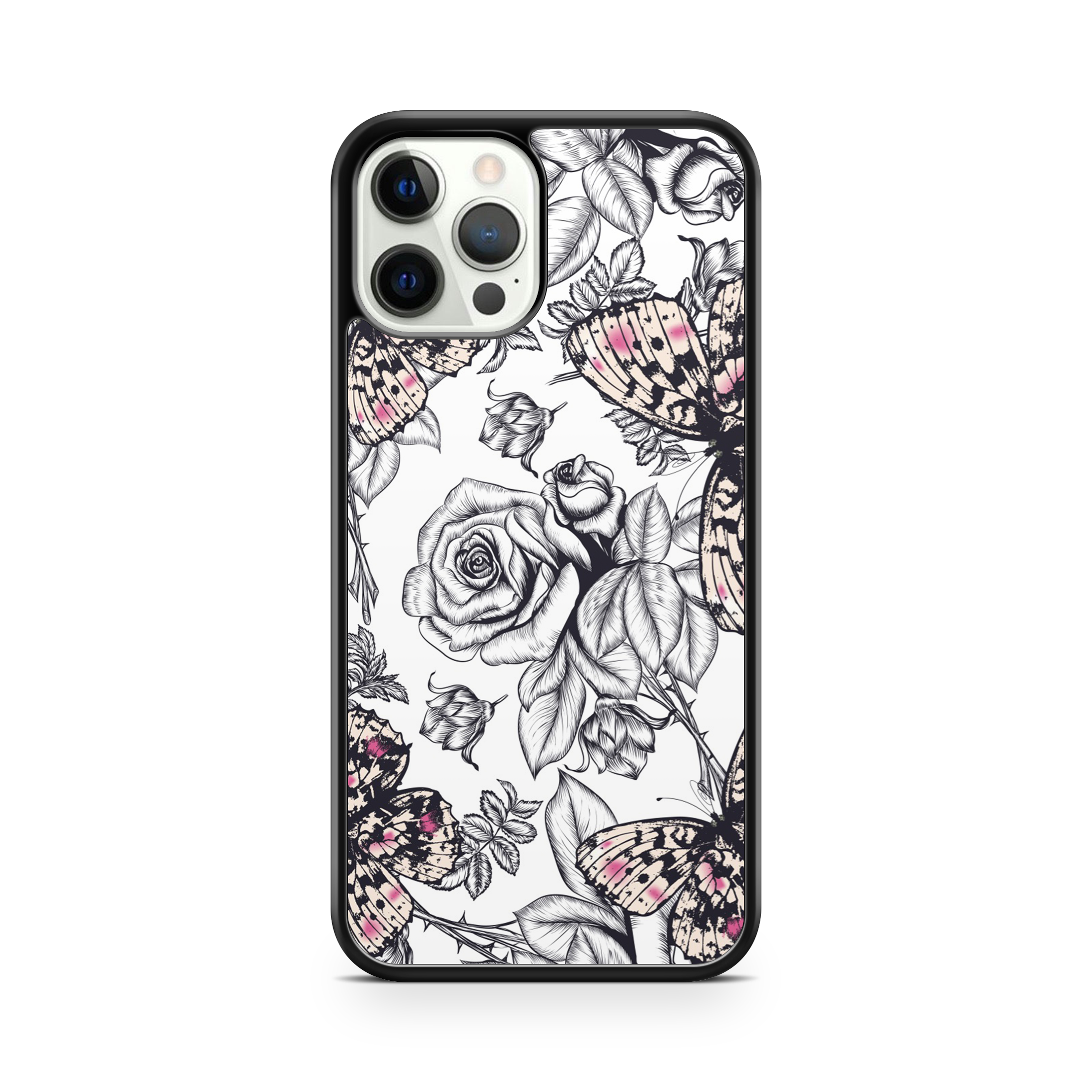 Vintage Rose Print Phone Case For IPhone & Samsung - OnTheCase4U