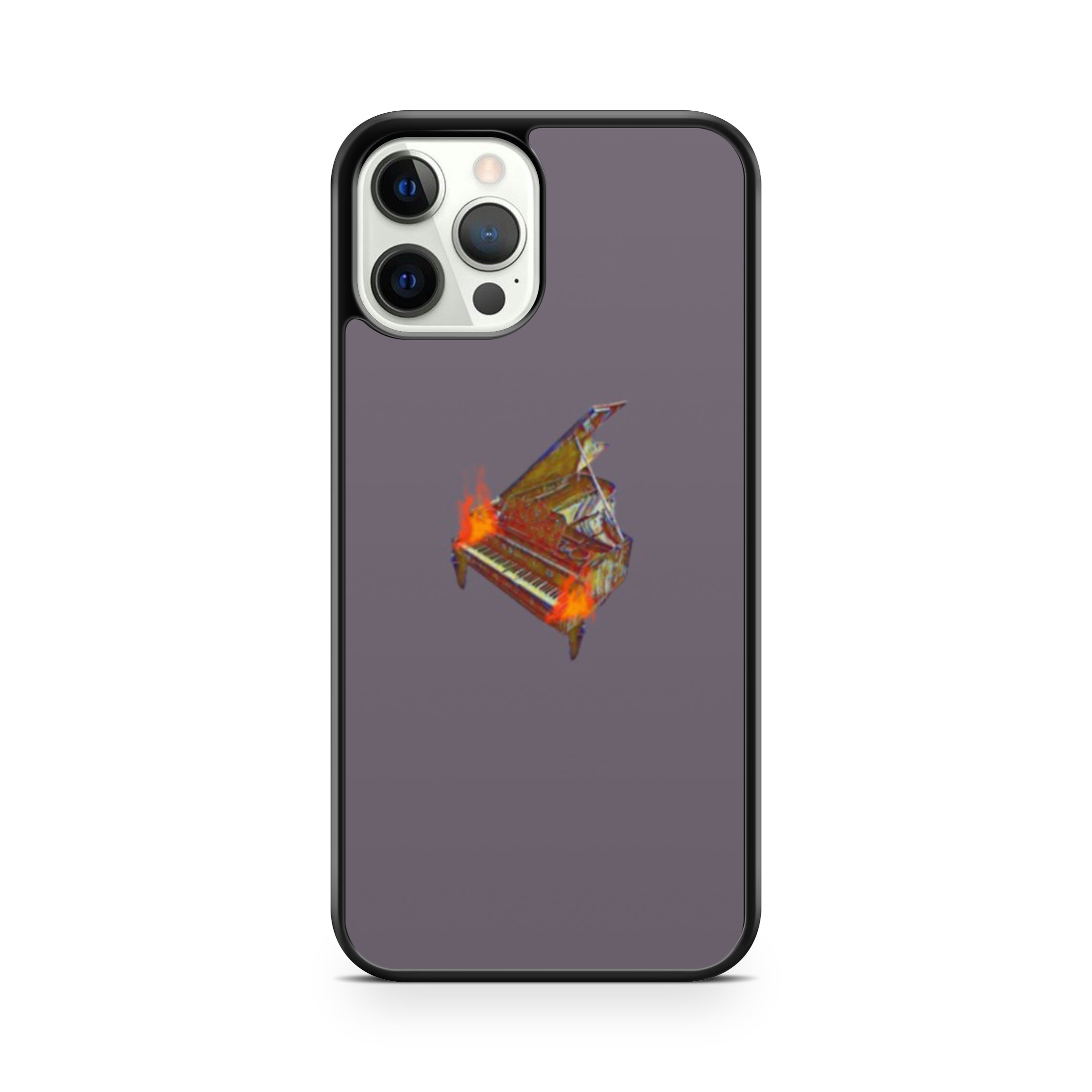 Piano on fire on iphone case