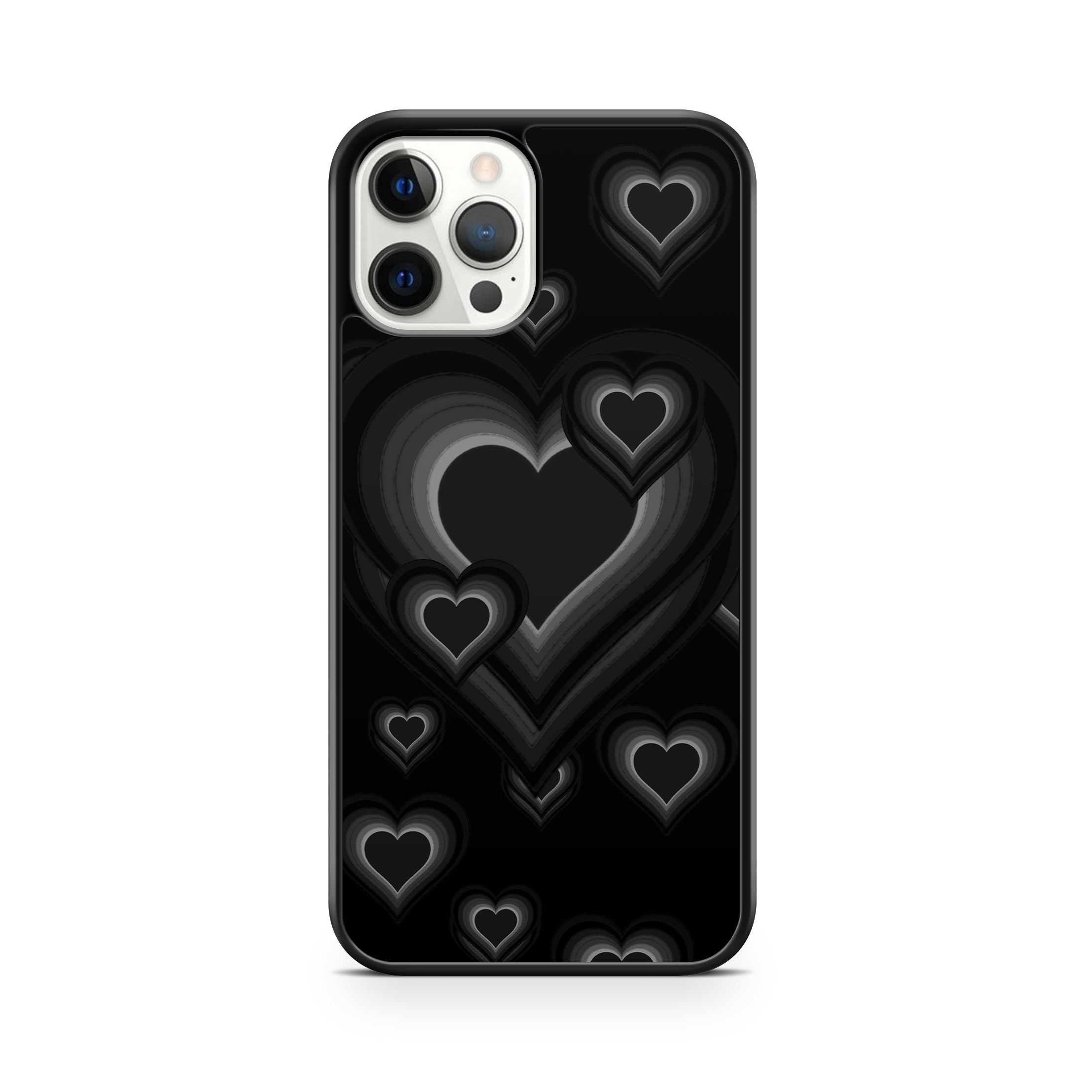 Teal Expanding Hearts Phone Case for iPhone and Samsung - OnTheCase4U
